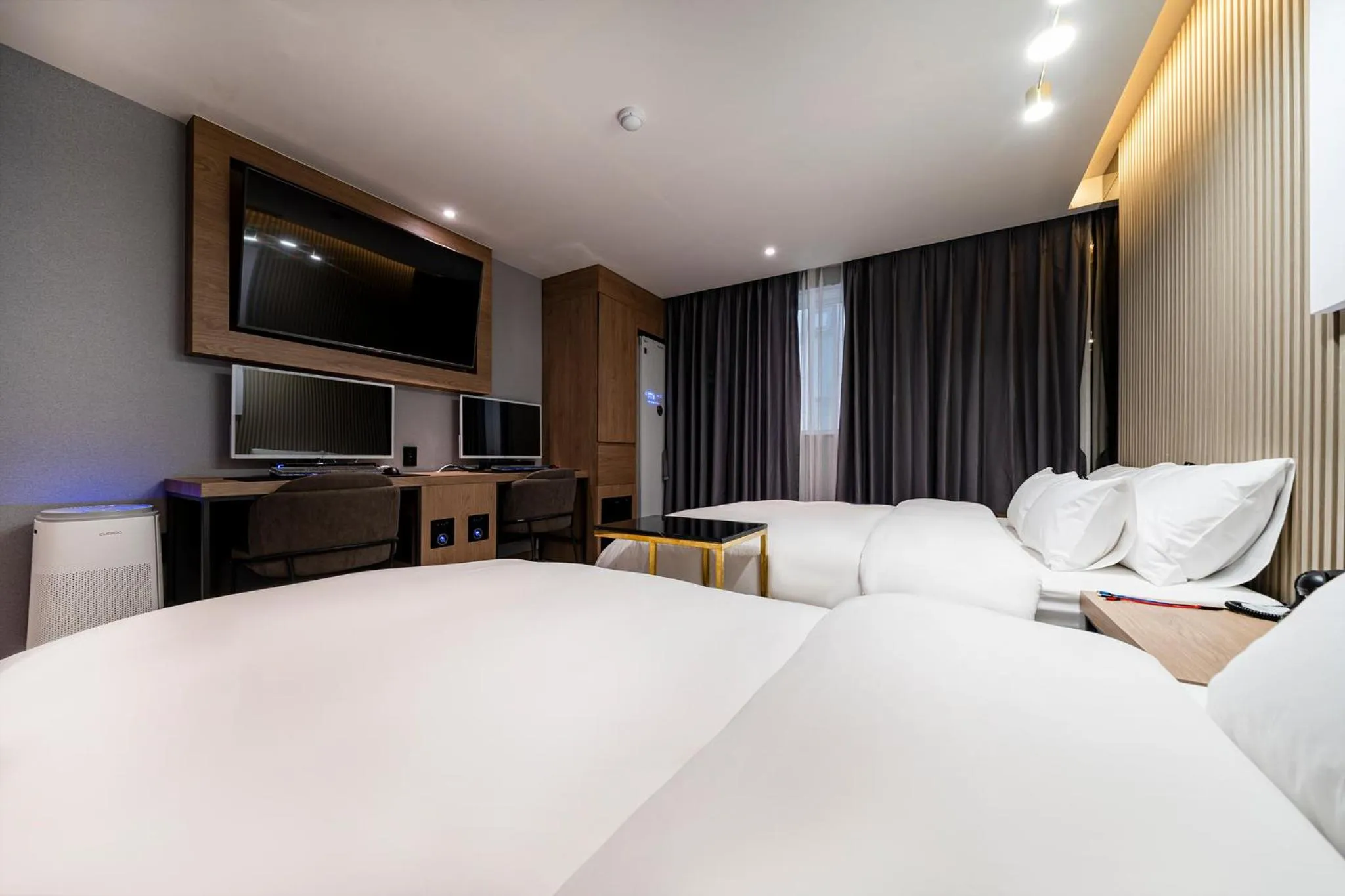 Bed in 충주 어반브라운호텔