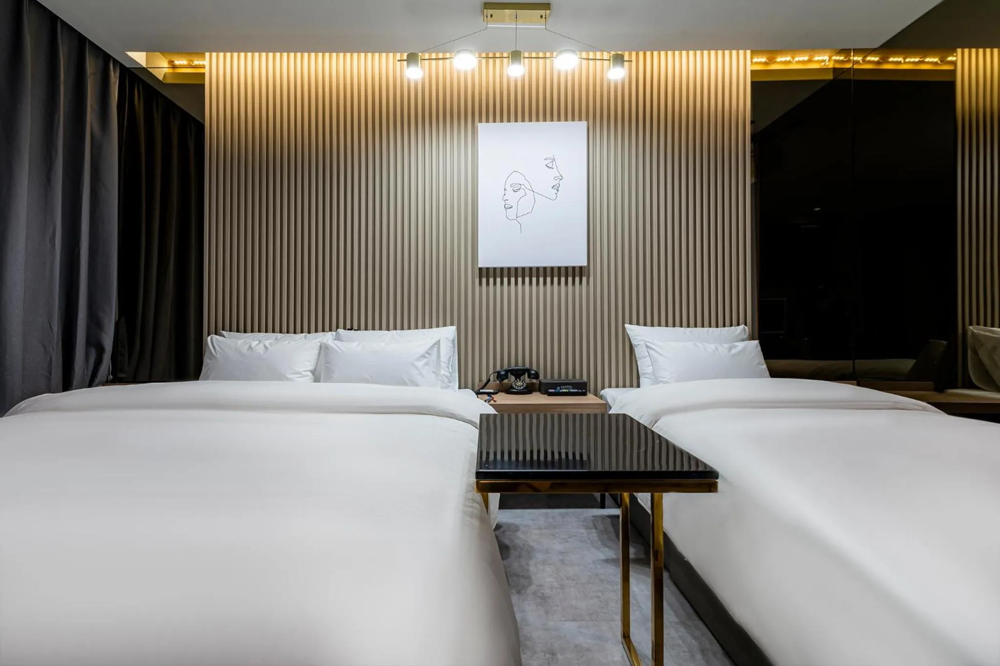 Bed in 충주 어반브라운호텔