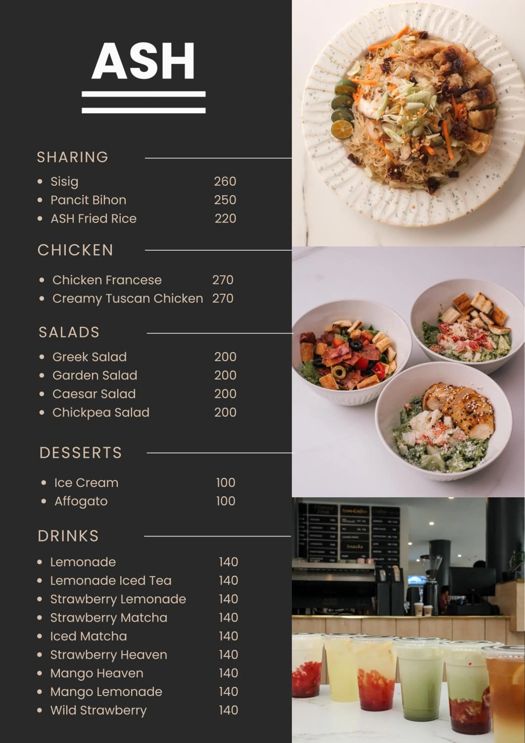 Food and drinks in The Quarters by Rosey