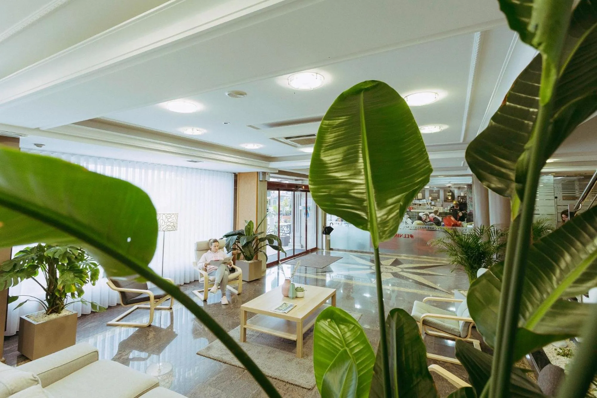 Lobby or reception in Hotel Alfonso I