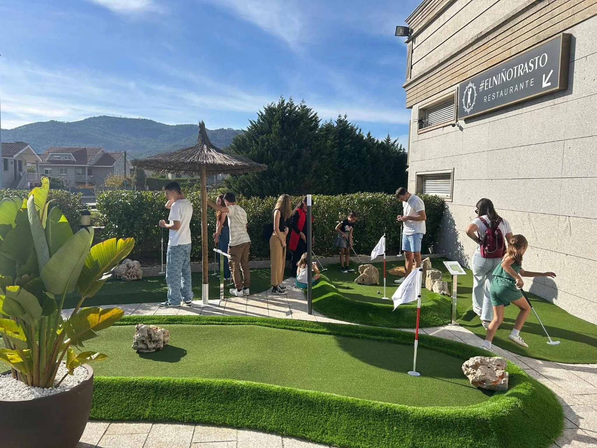 Minigolf in Hotel Alfonso I