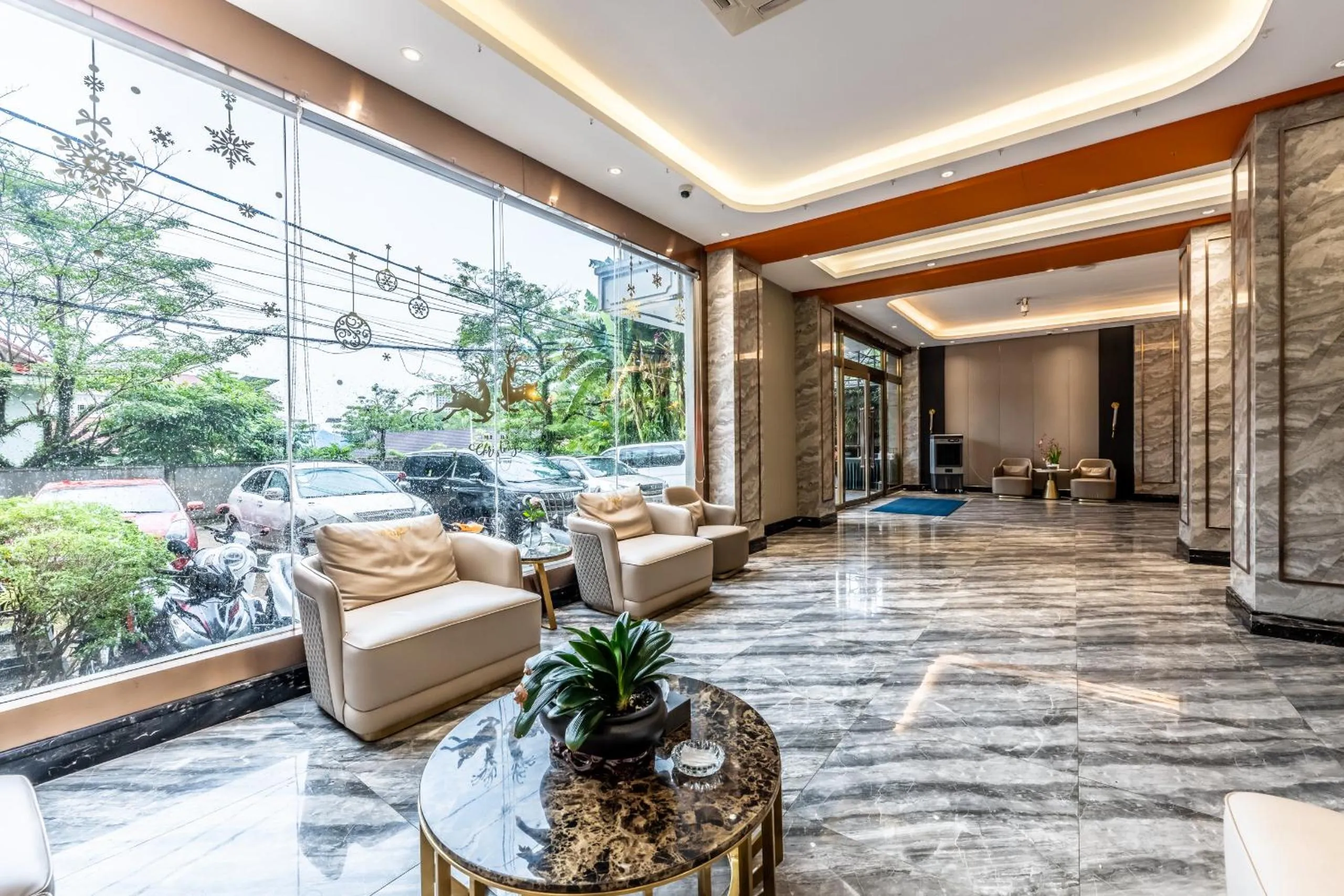 Lobby or reception in Bole Jing Pin Hotel