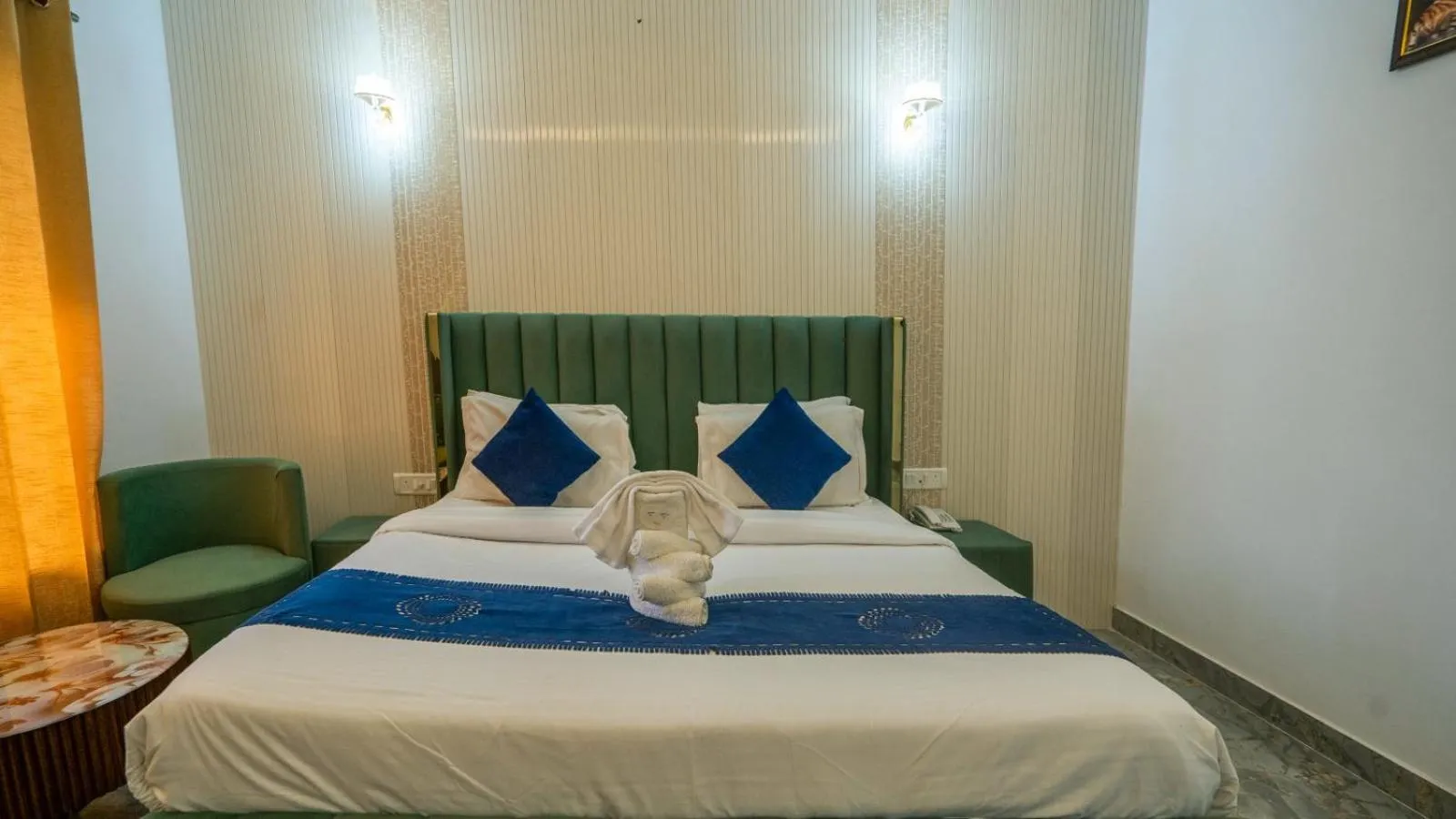 Bed in Corbett Holiday Forest Resort