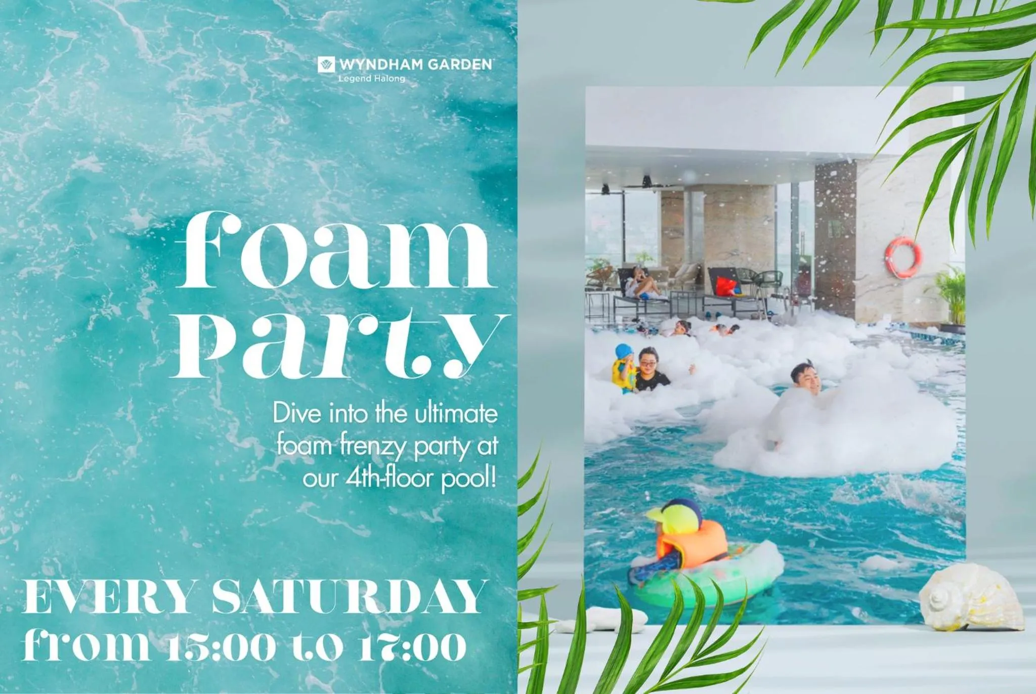 Swimming pool in Wyndham Garden Legend Halong