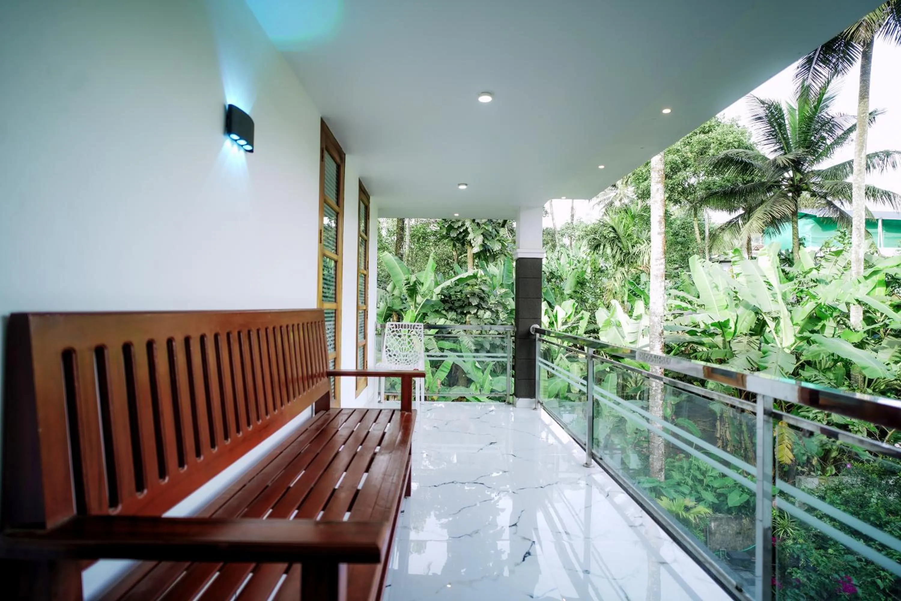 Patio in Dean Dale Cottages