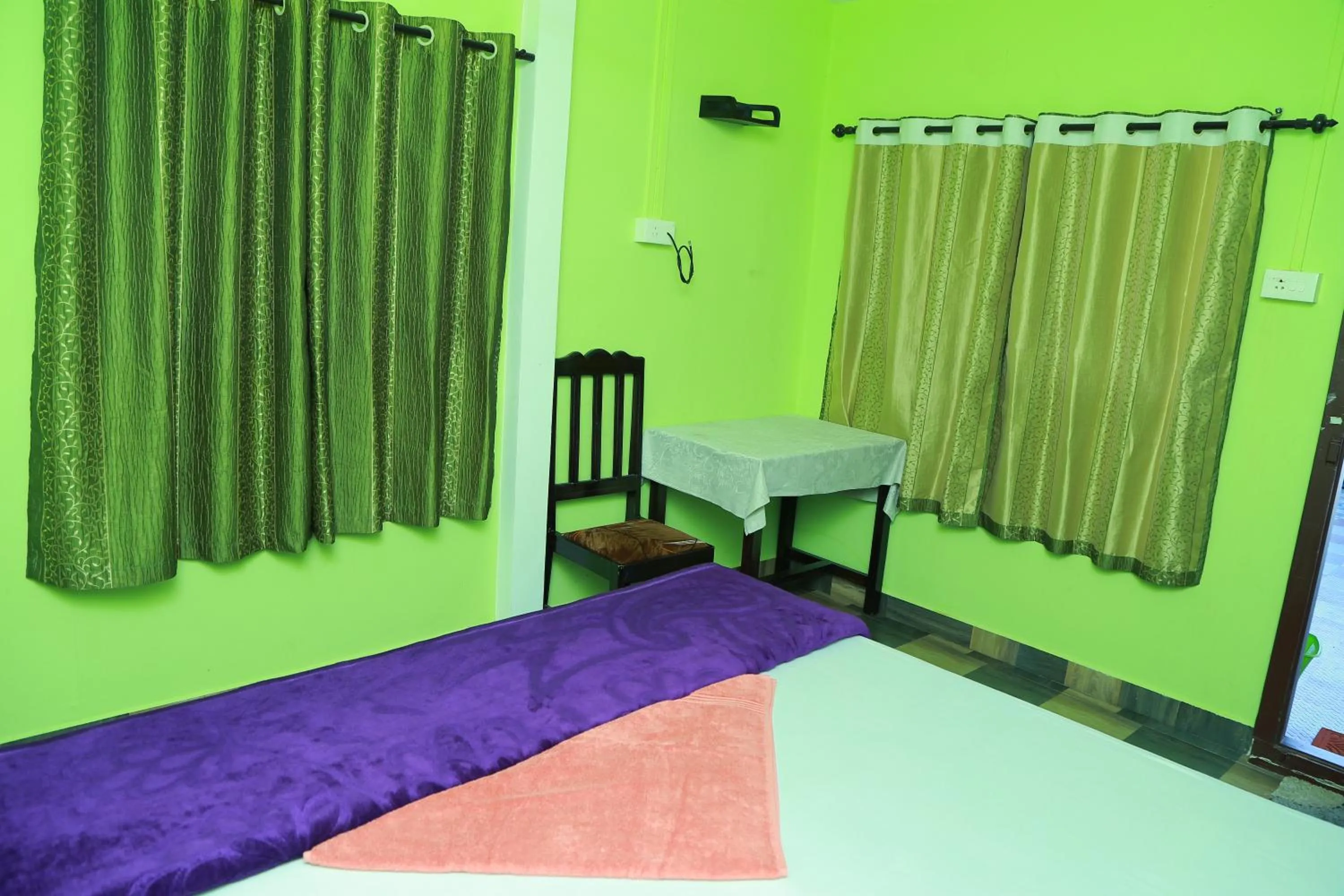 Bed in Dean Dale Cottages