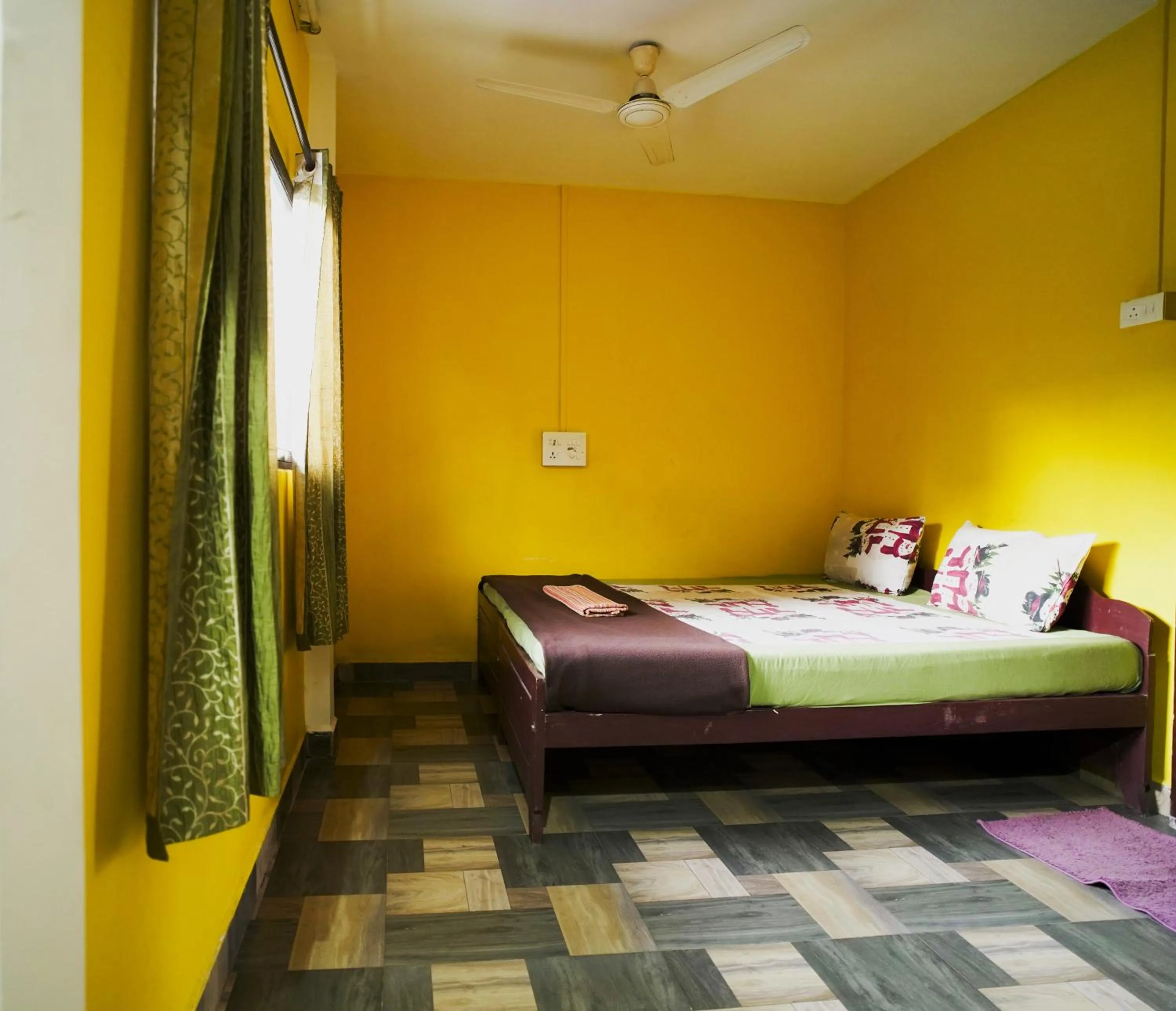 Bed in Dean Dale Cottages