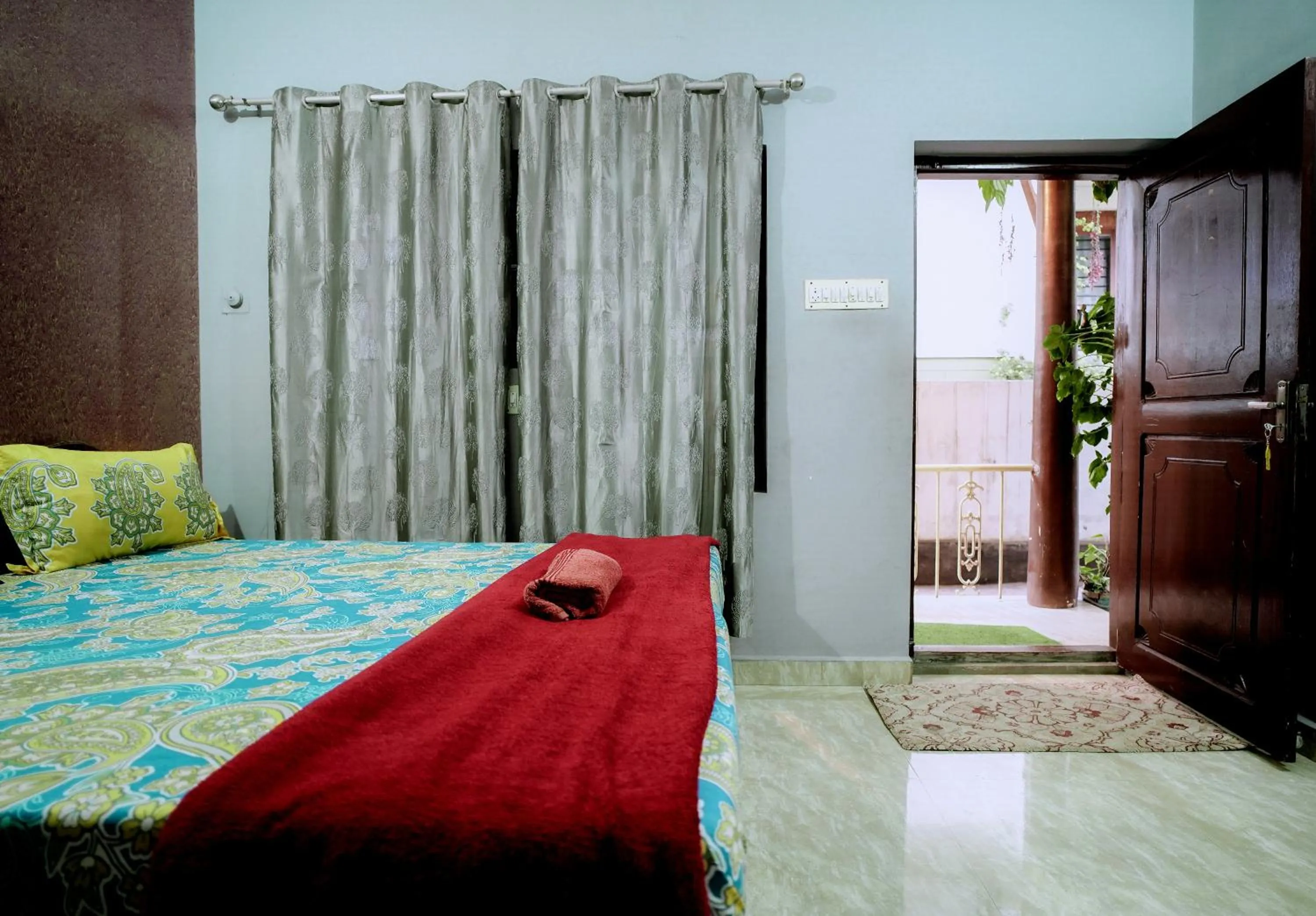 Bed in Dean Dale Cottages