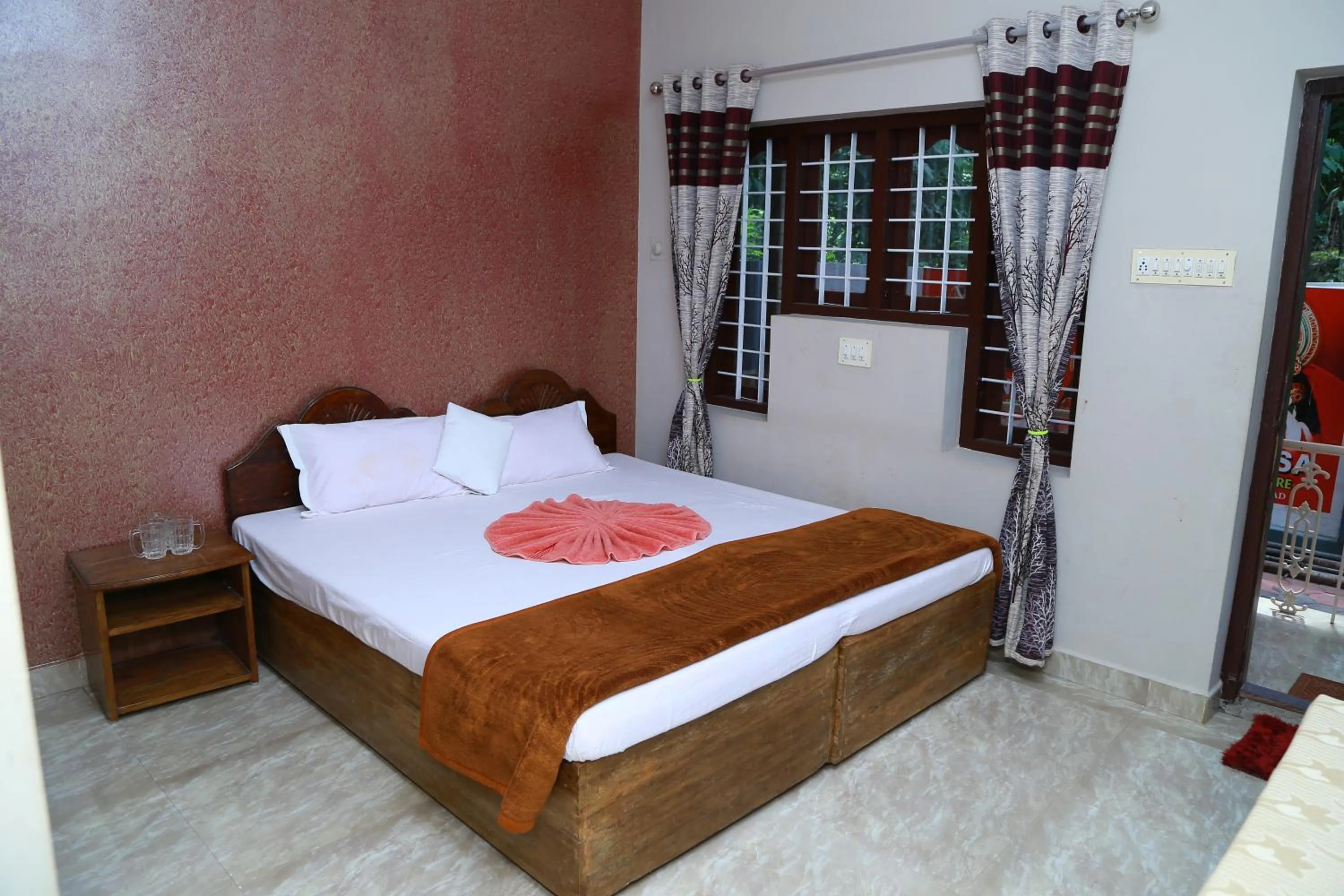 Bed in Dean Dale Cottages