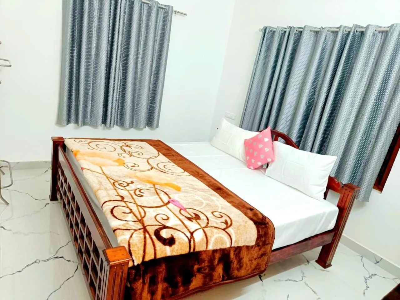 Bed in Dean Dale Cottages