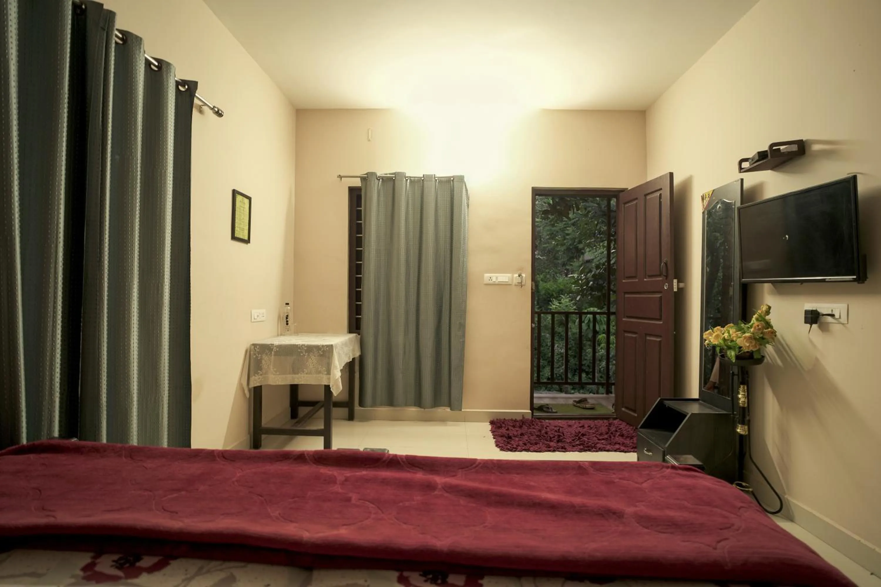 Bed in Dean Dale Cottages