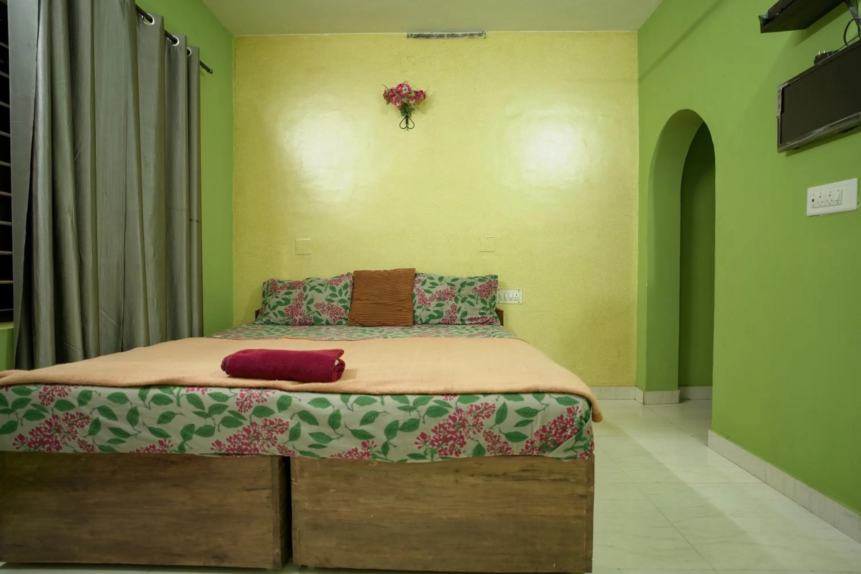 Bed in Dean Dale Cottages