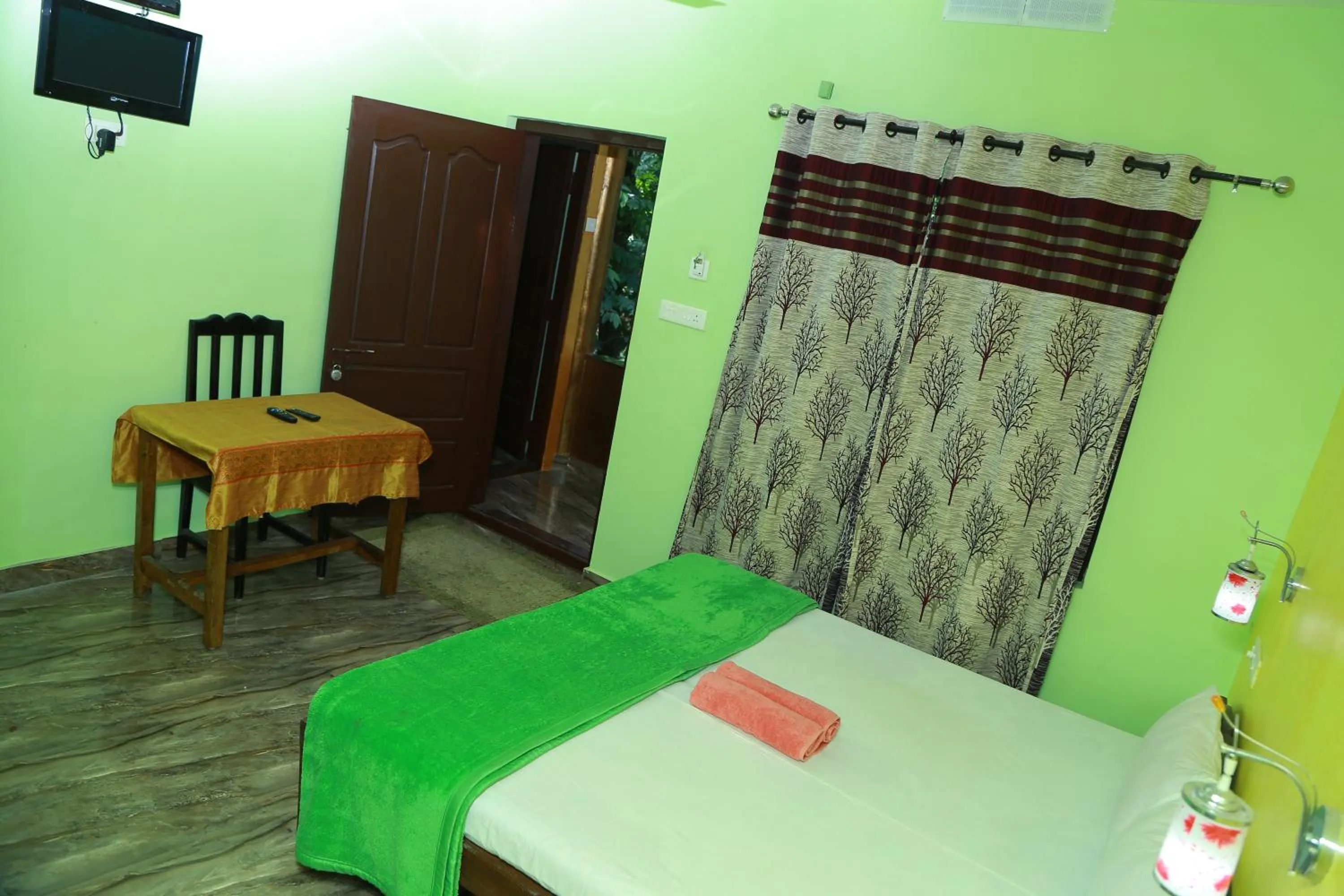 Bed in Dean Dale Cottages