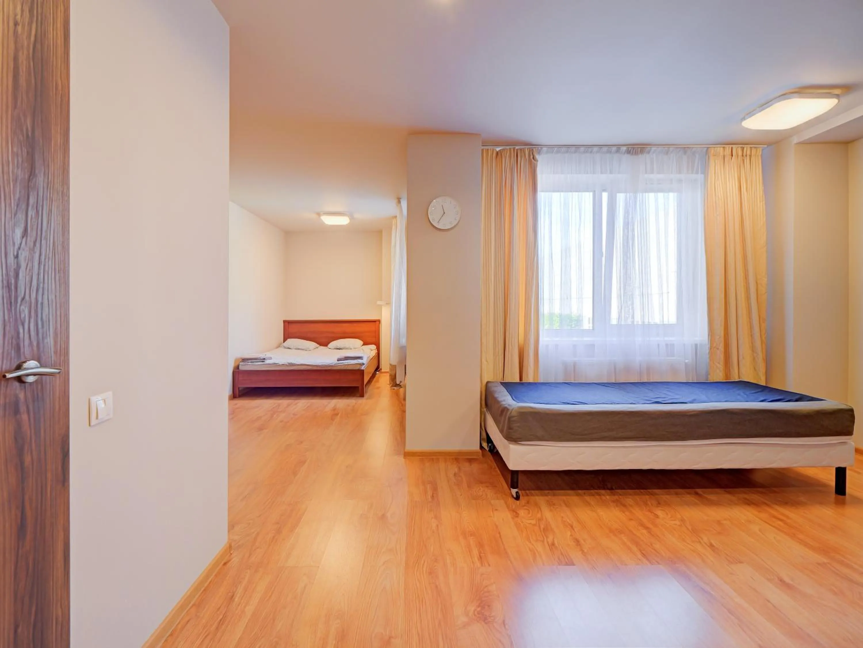 Photo of the whole room, Bed in RVR Smart Apartments Riga with Free Parking and Self Check-in