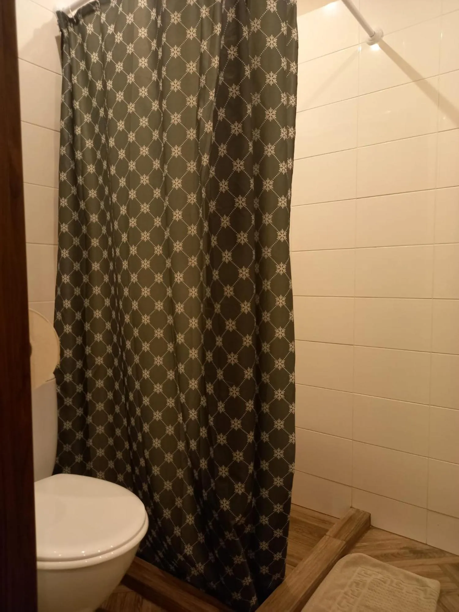 Shower in RVR Smart Apartments Riga with Free Parking and Self Check-in