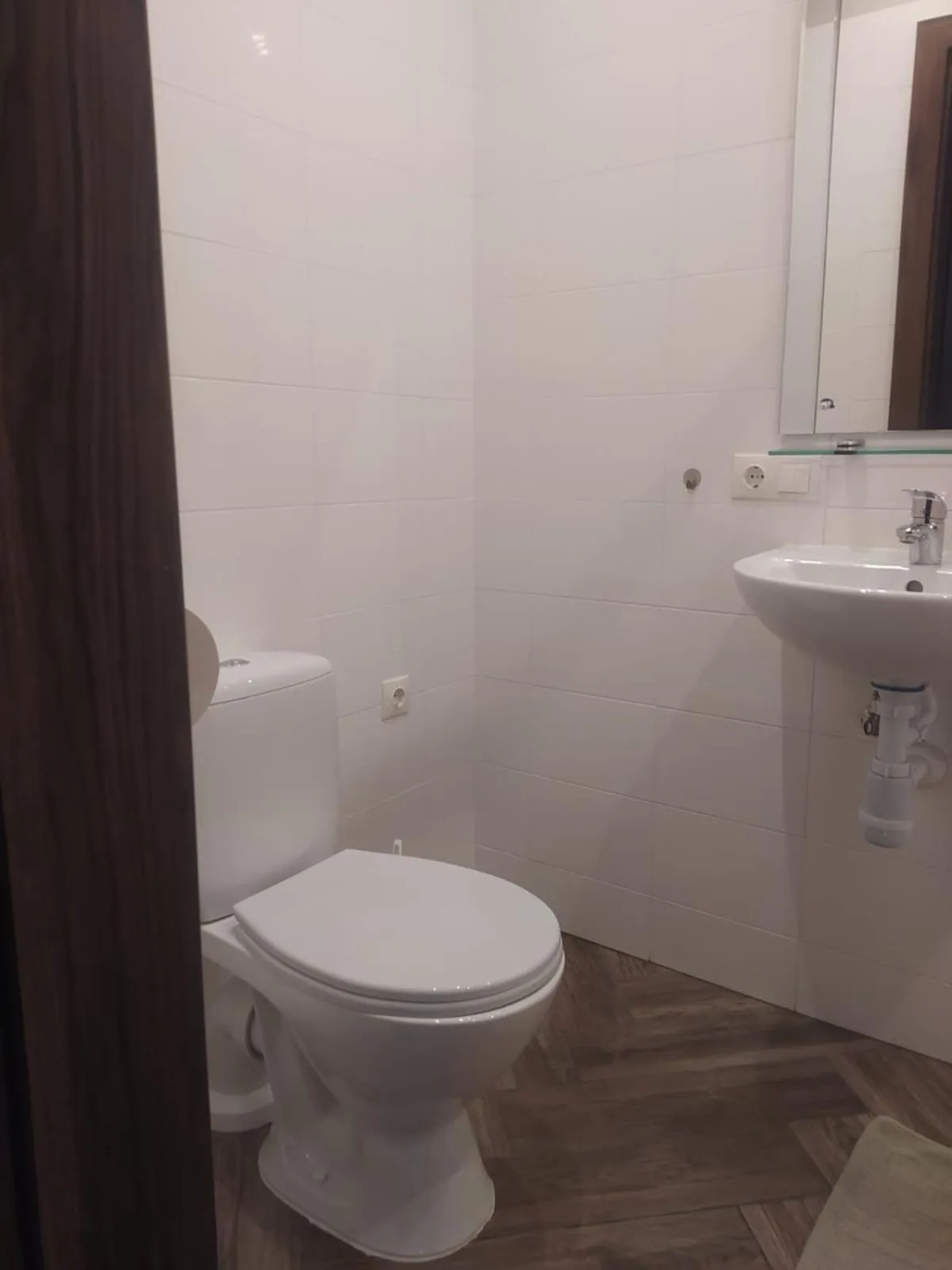 Bathroom in RVR Smart Apartments Riga with Free Parking and Self Check-in