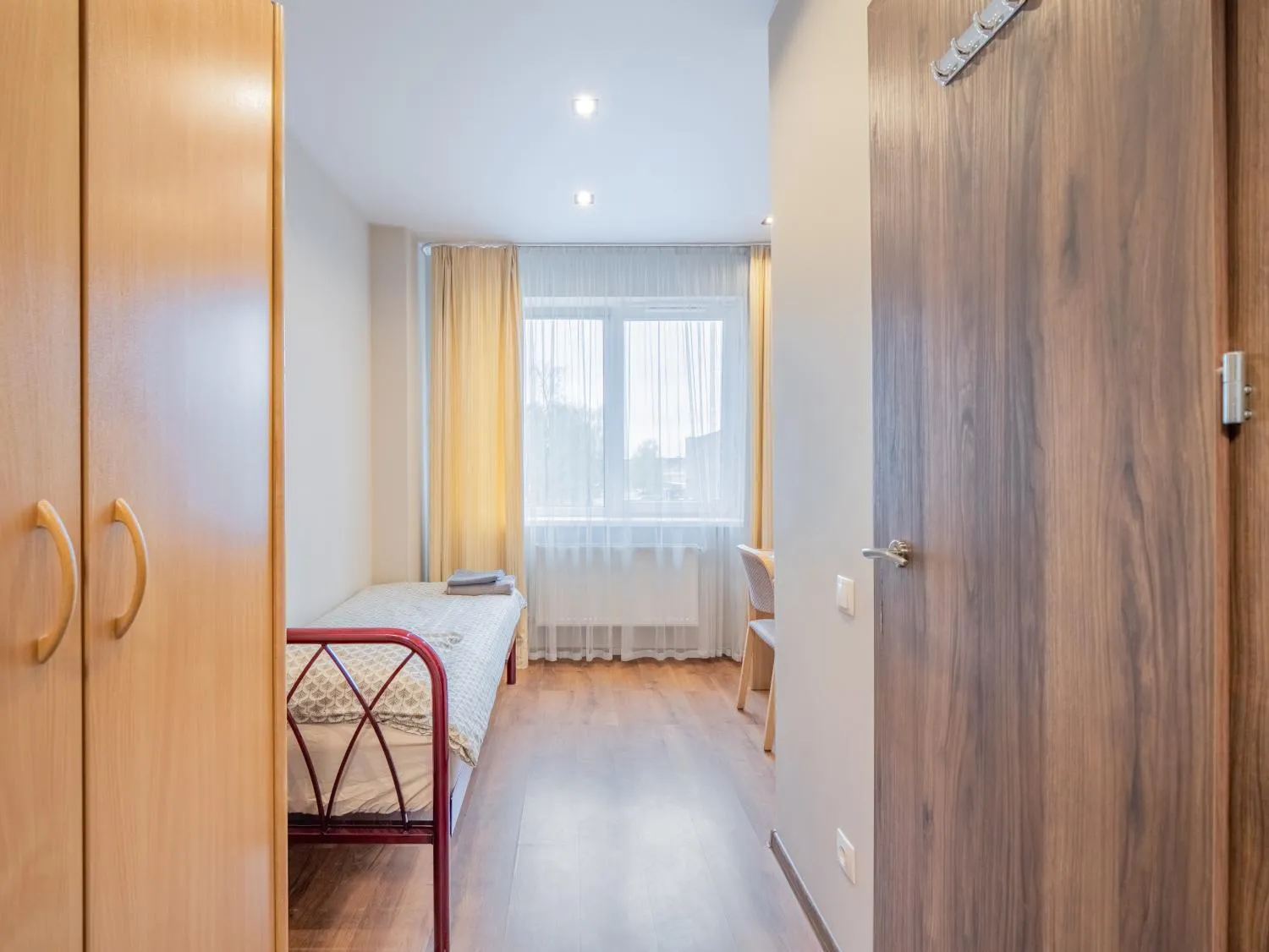 Bedroom, Bed in RVR Smart Apartments Riga with Free Parking and Self Check-in