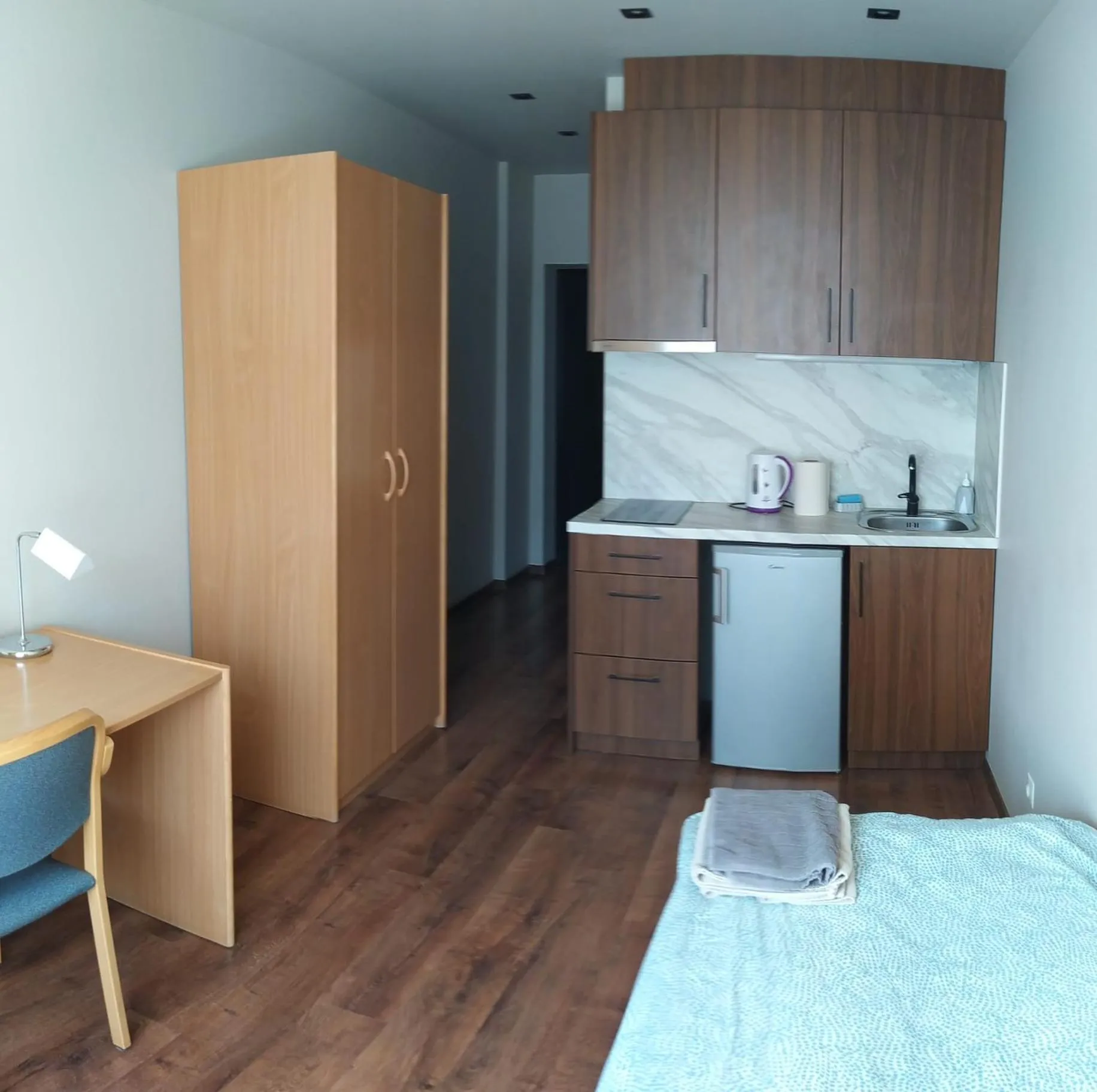Bedroom in RVR Smart Apartments Riga with Free Parking and Self Check-in