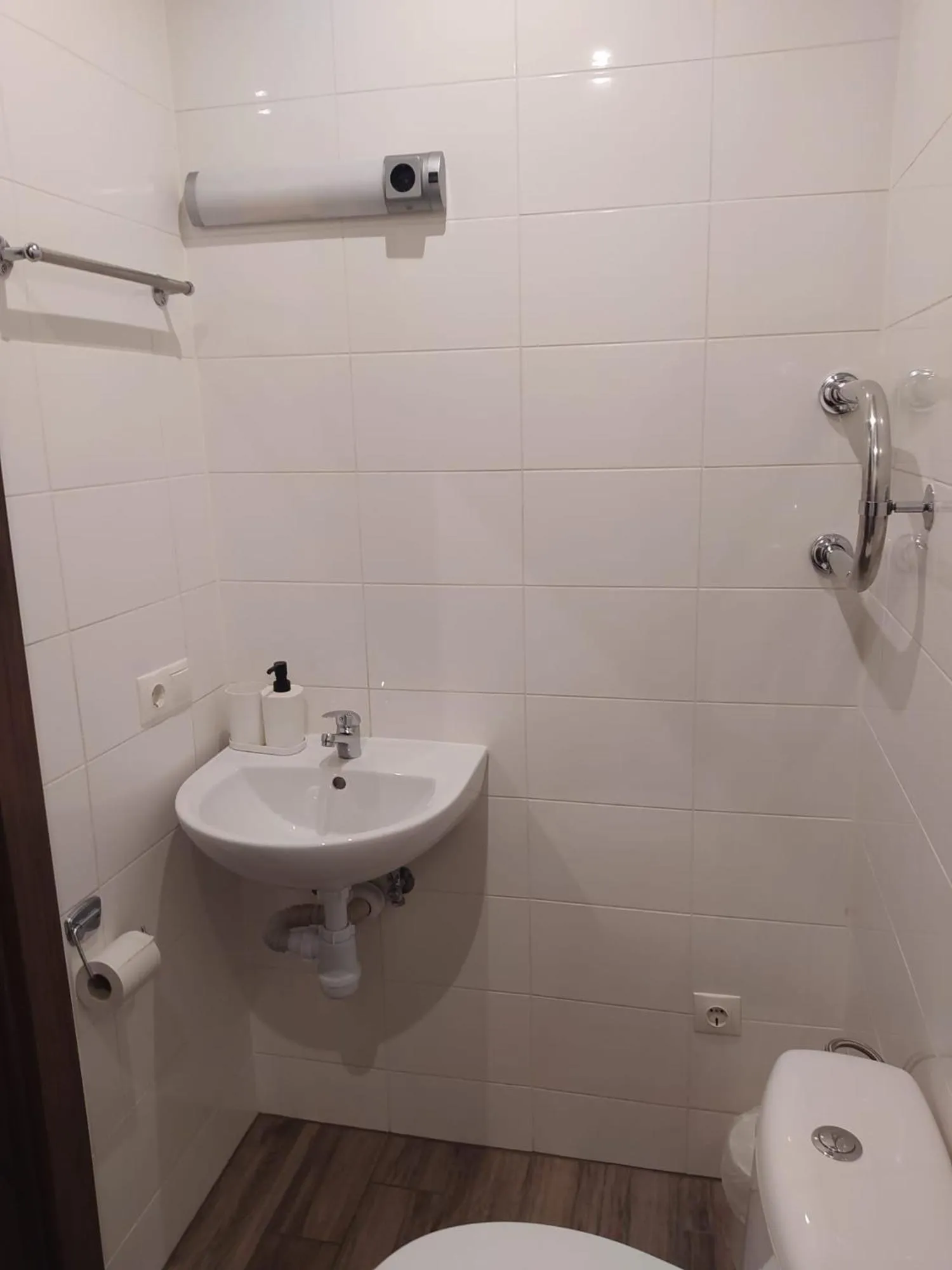 Shower in RVR Smart Apartments Riga with Free Parking and Self Check-in