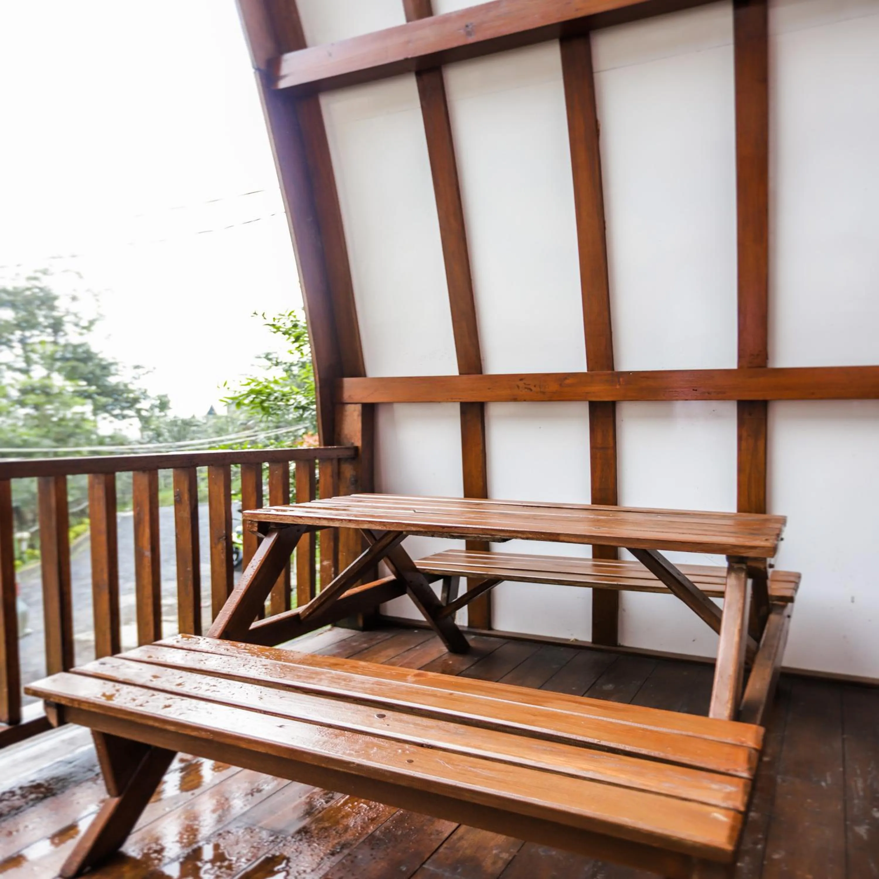 Balcony/Terrace in Green Panorama Resort by MHM