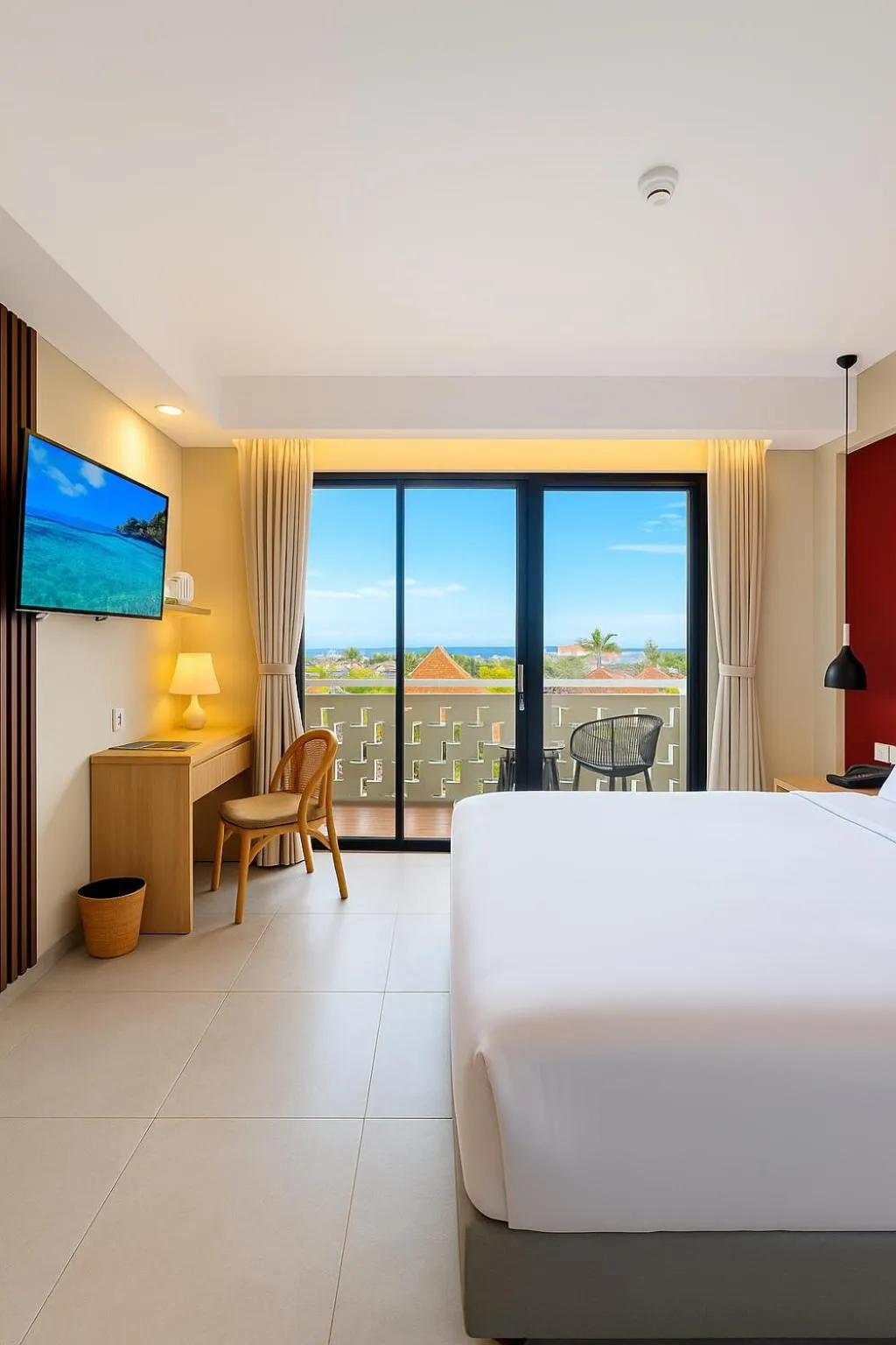 Bed in Anaya Hotel Canggu