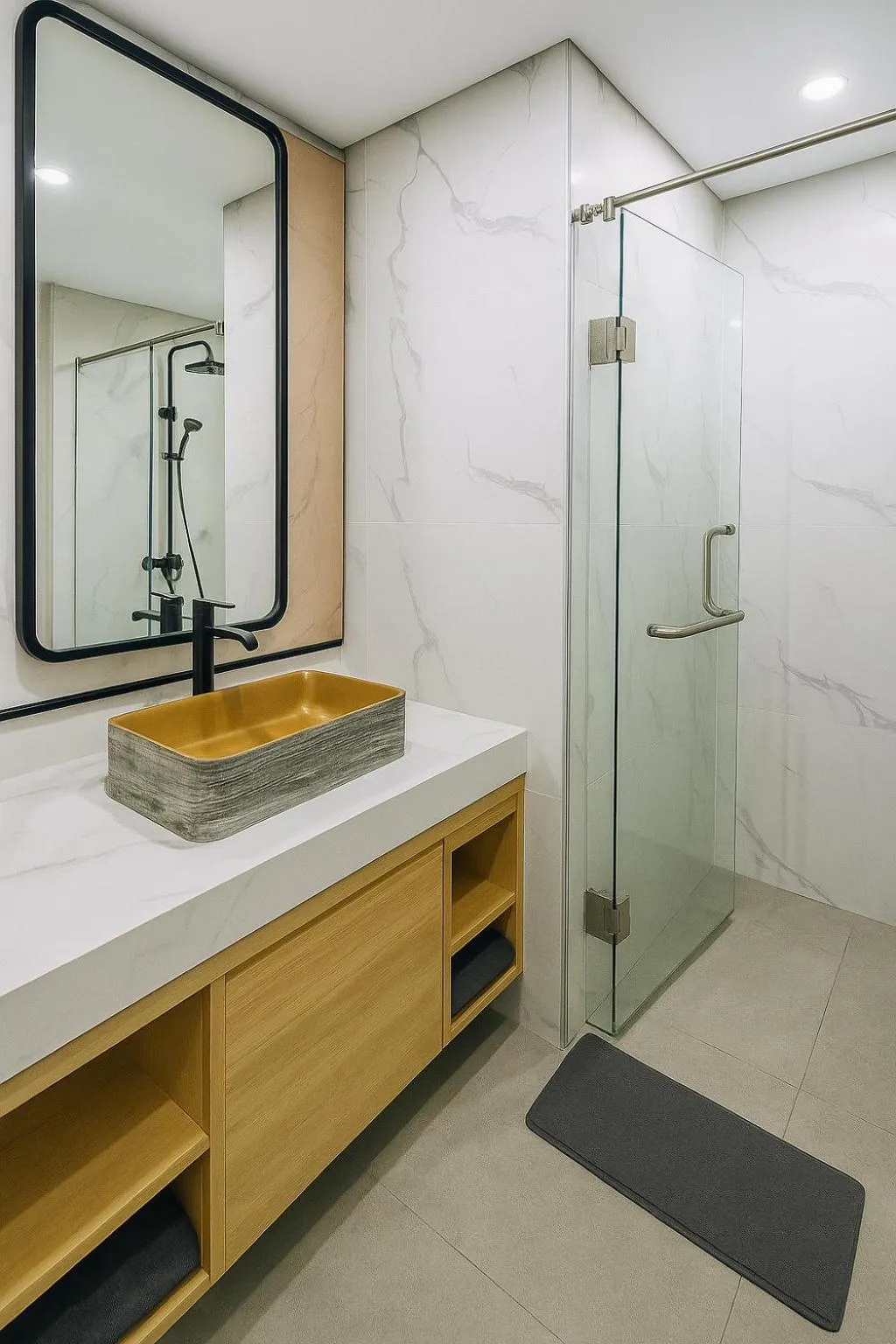 Shower in Anaya Hotel Canggu