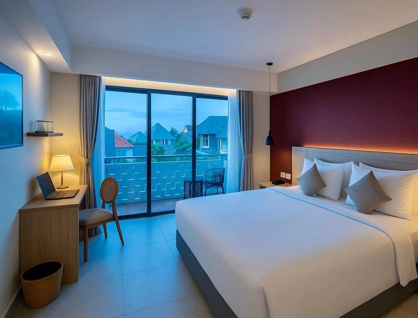 Bed in Anaya Hotel Canggu