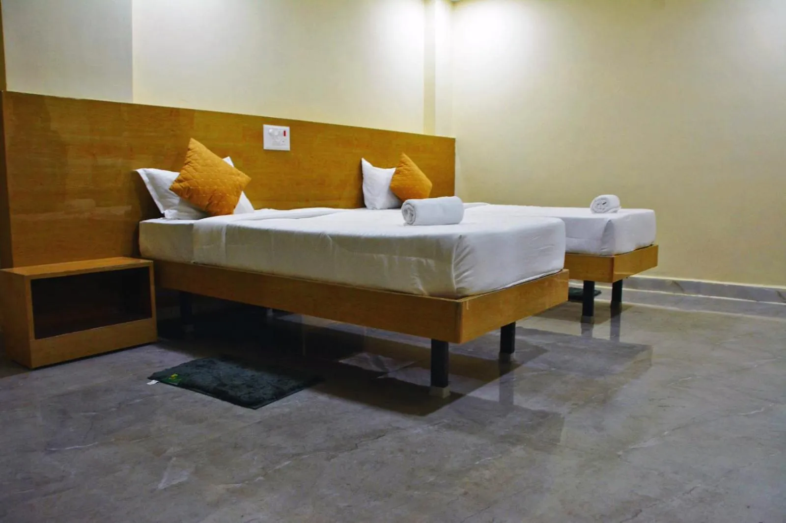 Bedroom in Udupi Deluxe Lodge Gulbarga