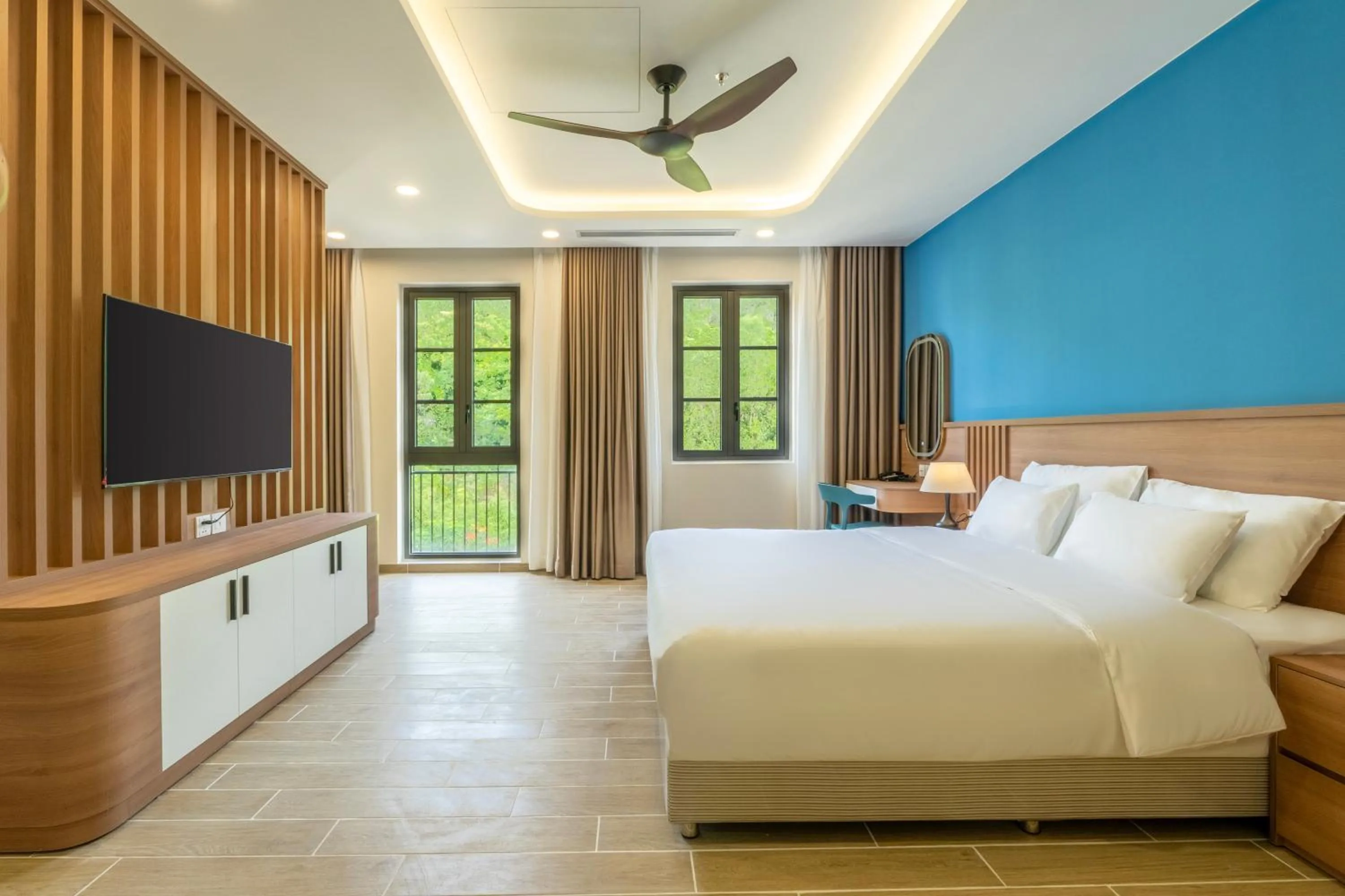 Bed in HL Melody Boutique Hotel