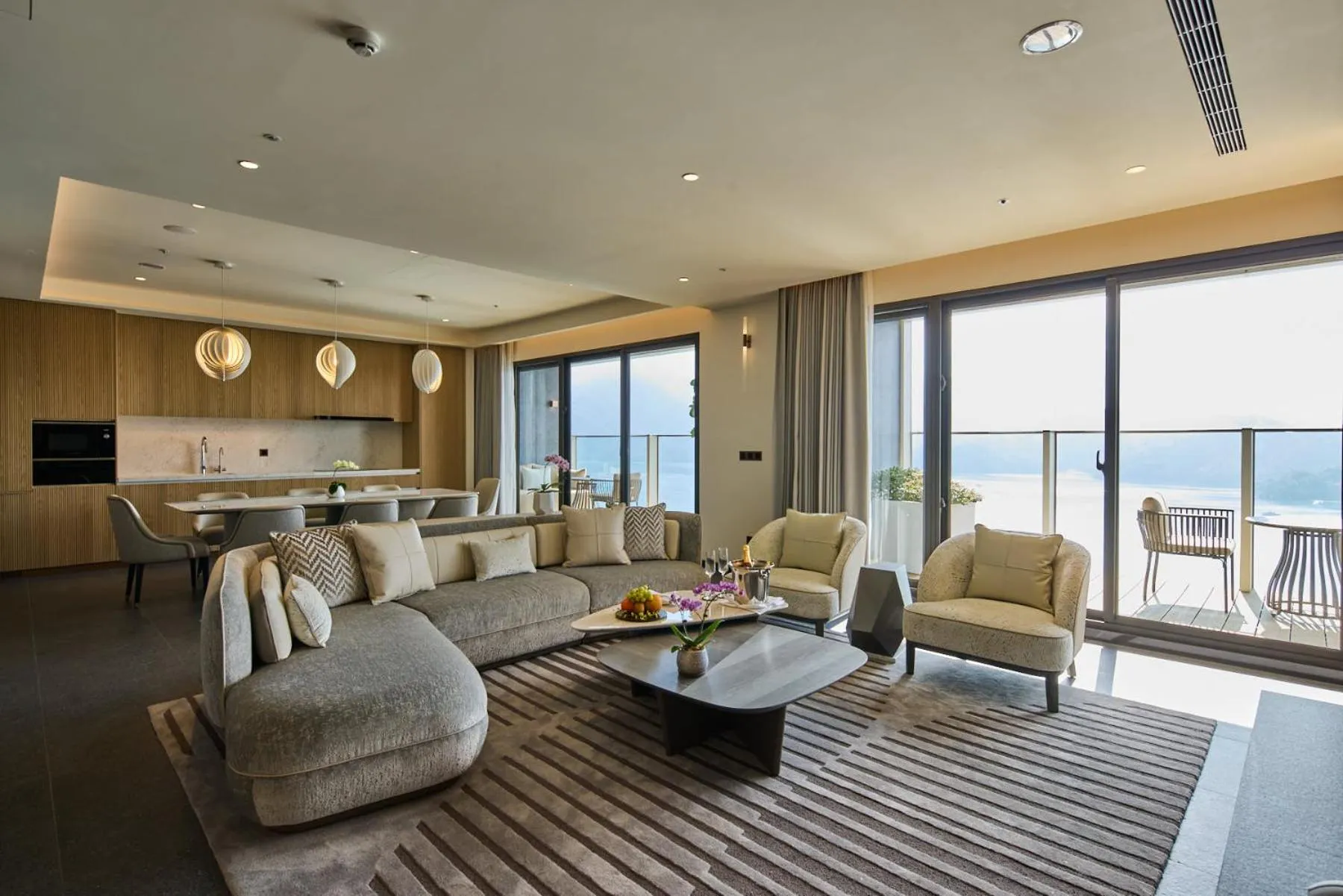 Living room in Grand Hilai Sun Moon Lake