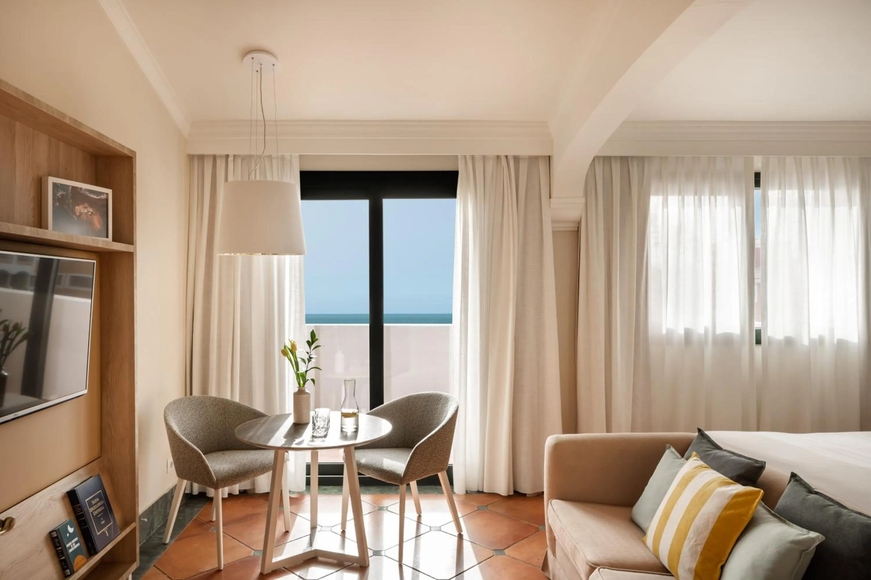 Bed in Palacio de Sancti Petri, a Gran Meliá - The Leading Hotels of the World