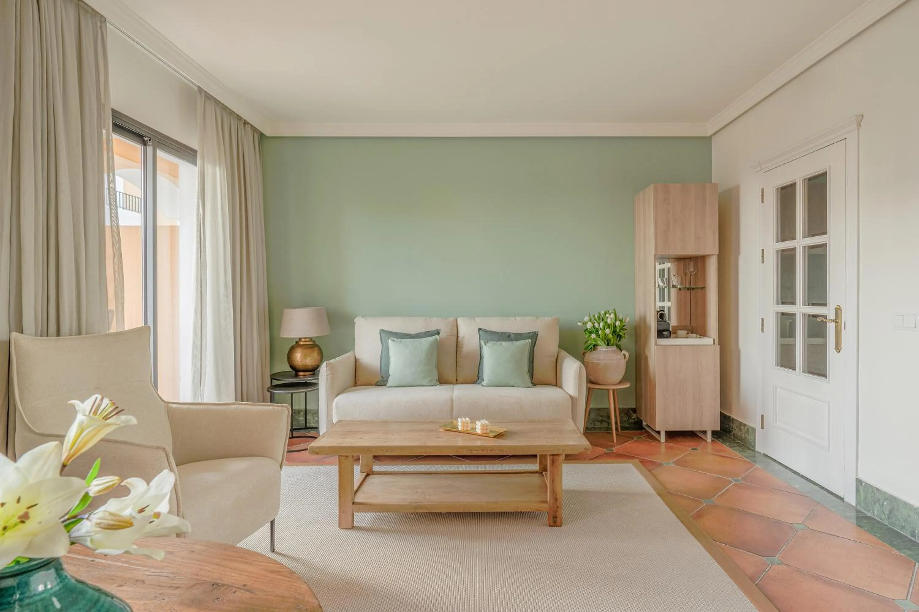 Living room in Palacio de Sancti Petri, a Gran Meliá - The Leading Hotels of the World