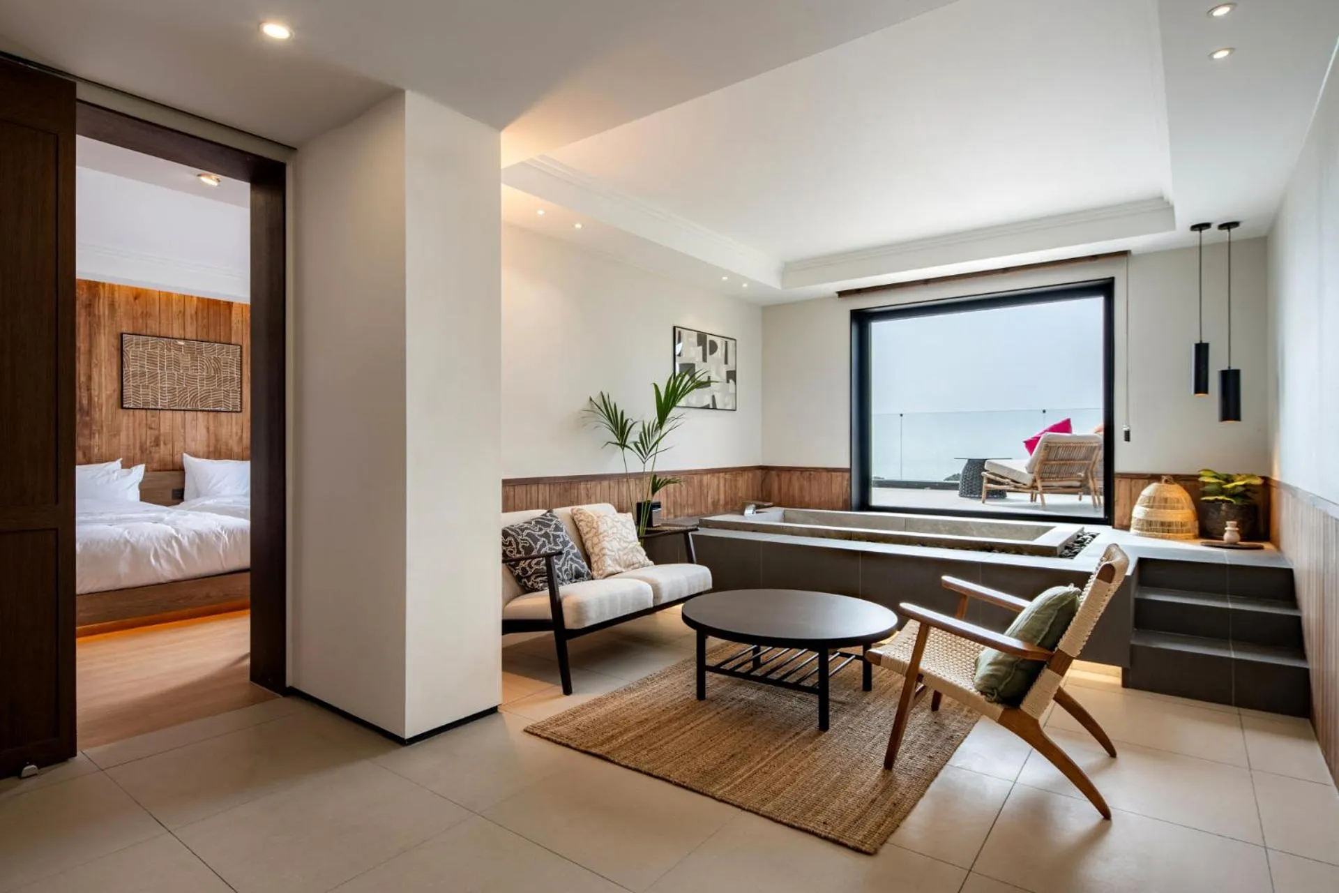 Living room, Bed in Bale Resort