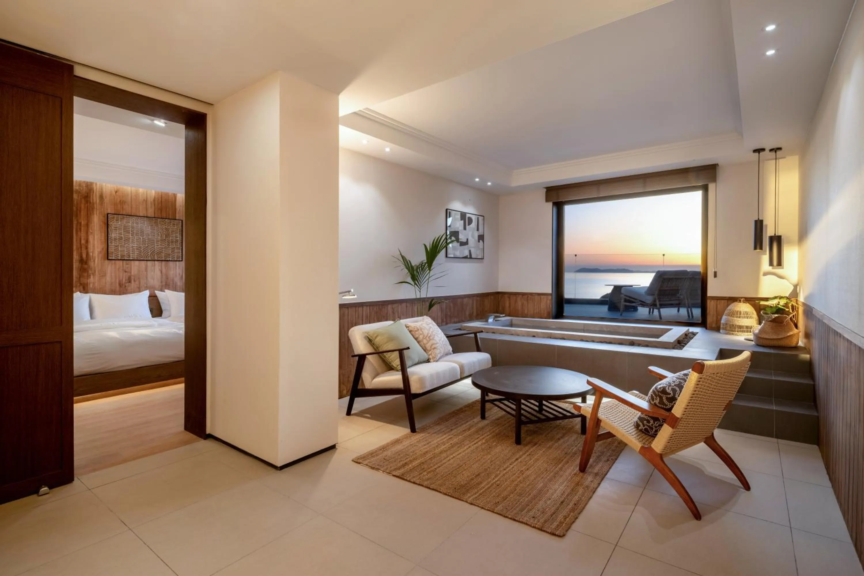 Living room, Bed in Bale Resort