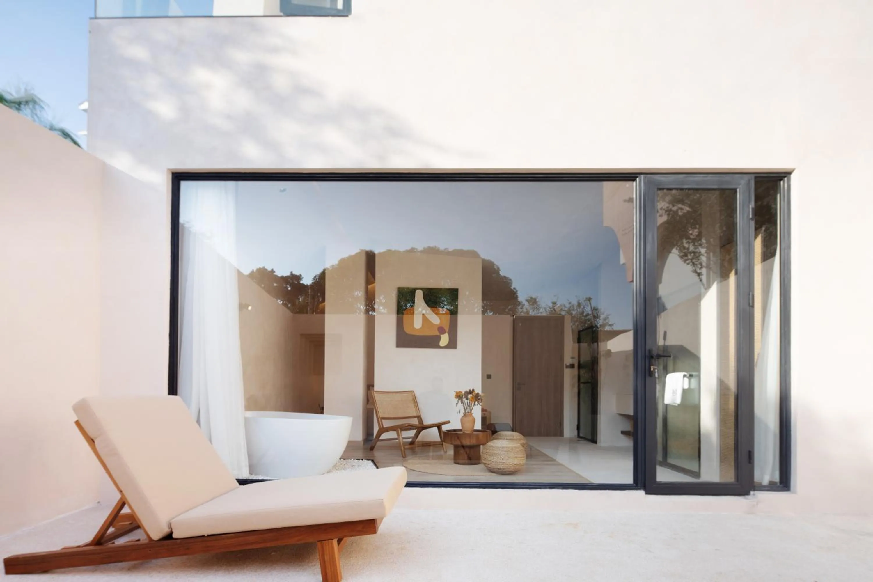 Seating area in Xiamen Littoral Villa