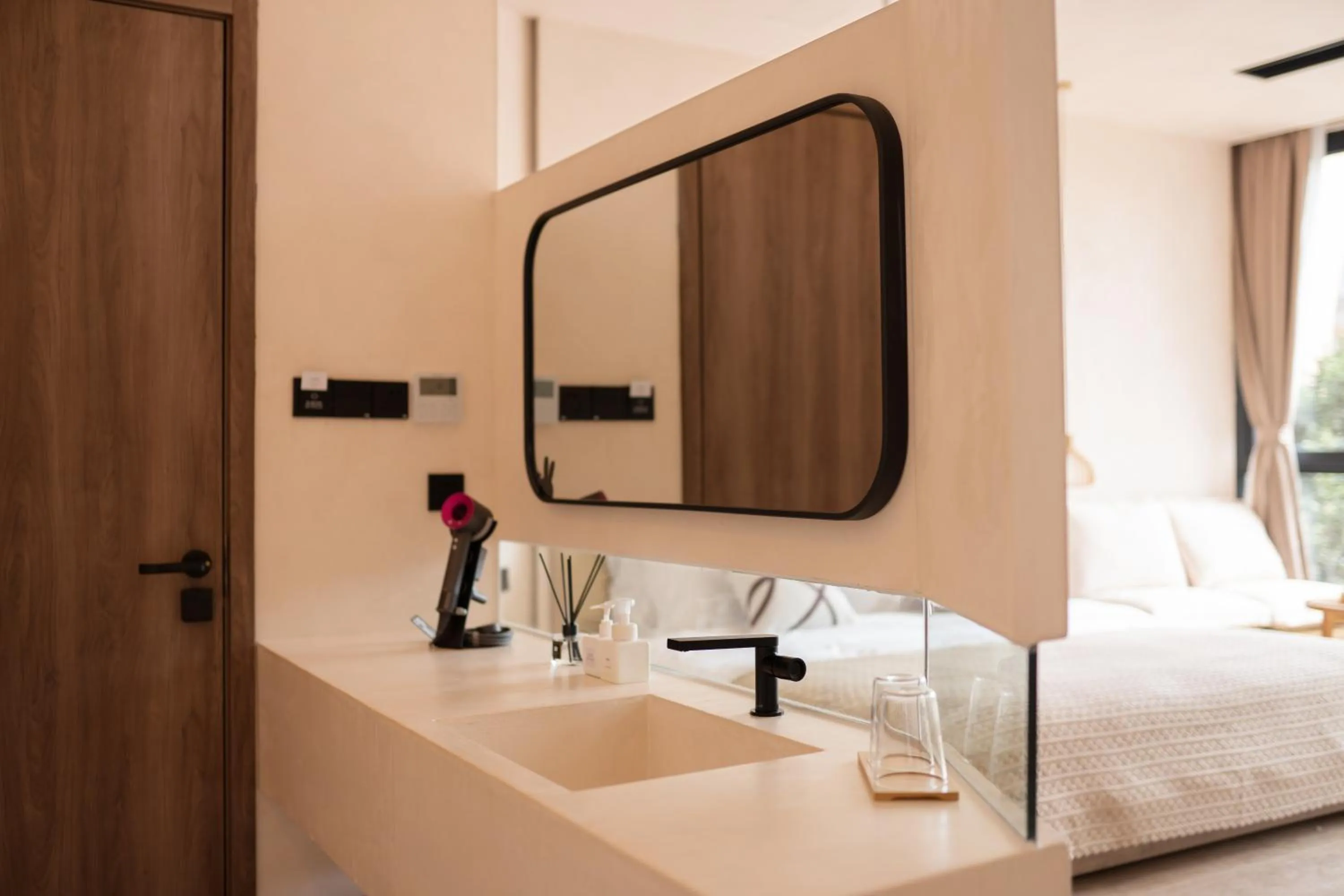 Toilet, Bed in Xiamen Littoral Villa