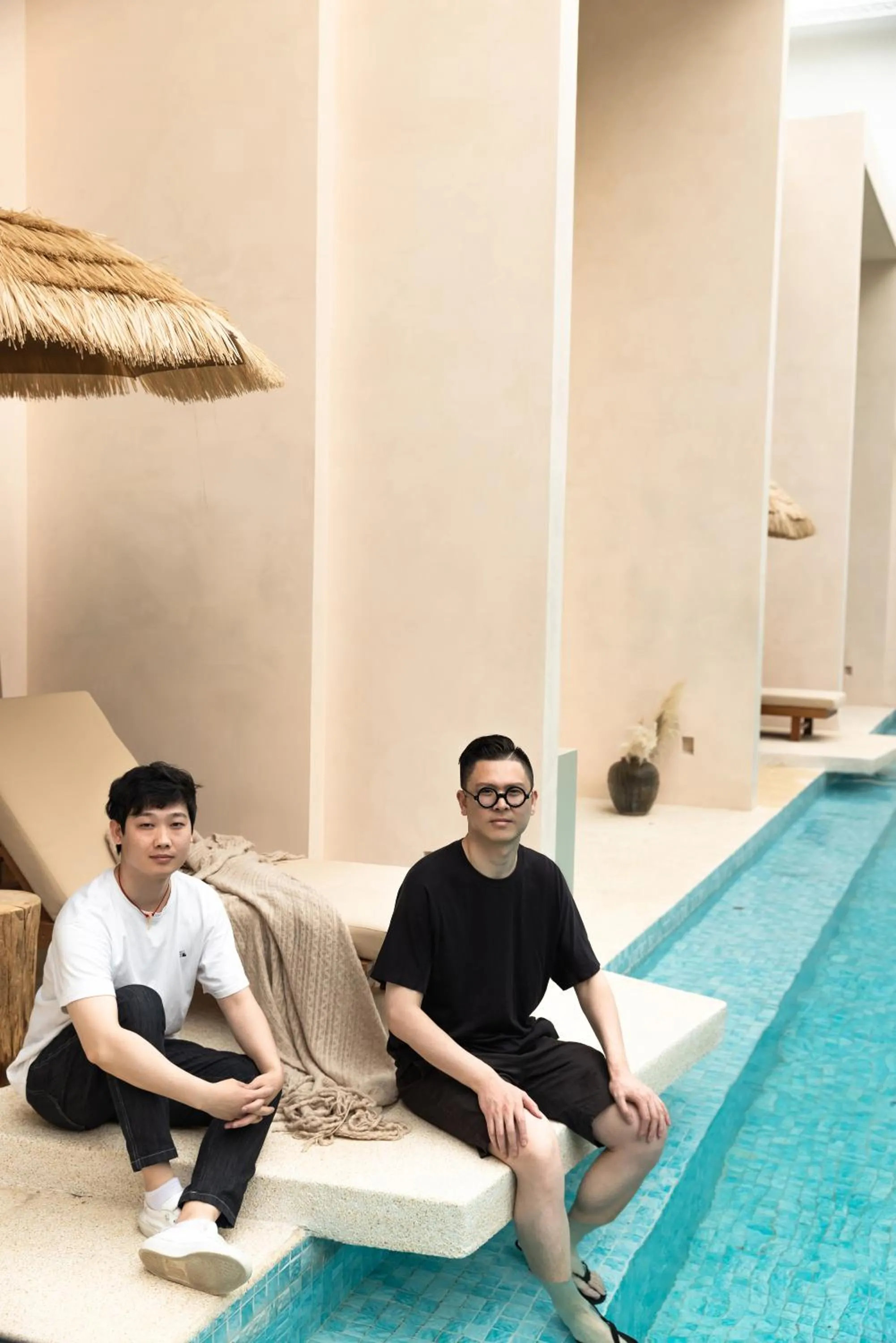 People in Xiamen Littoral Villa