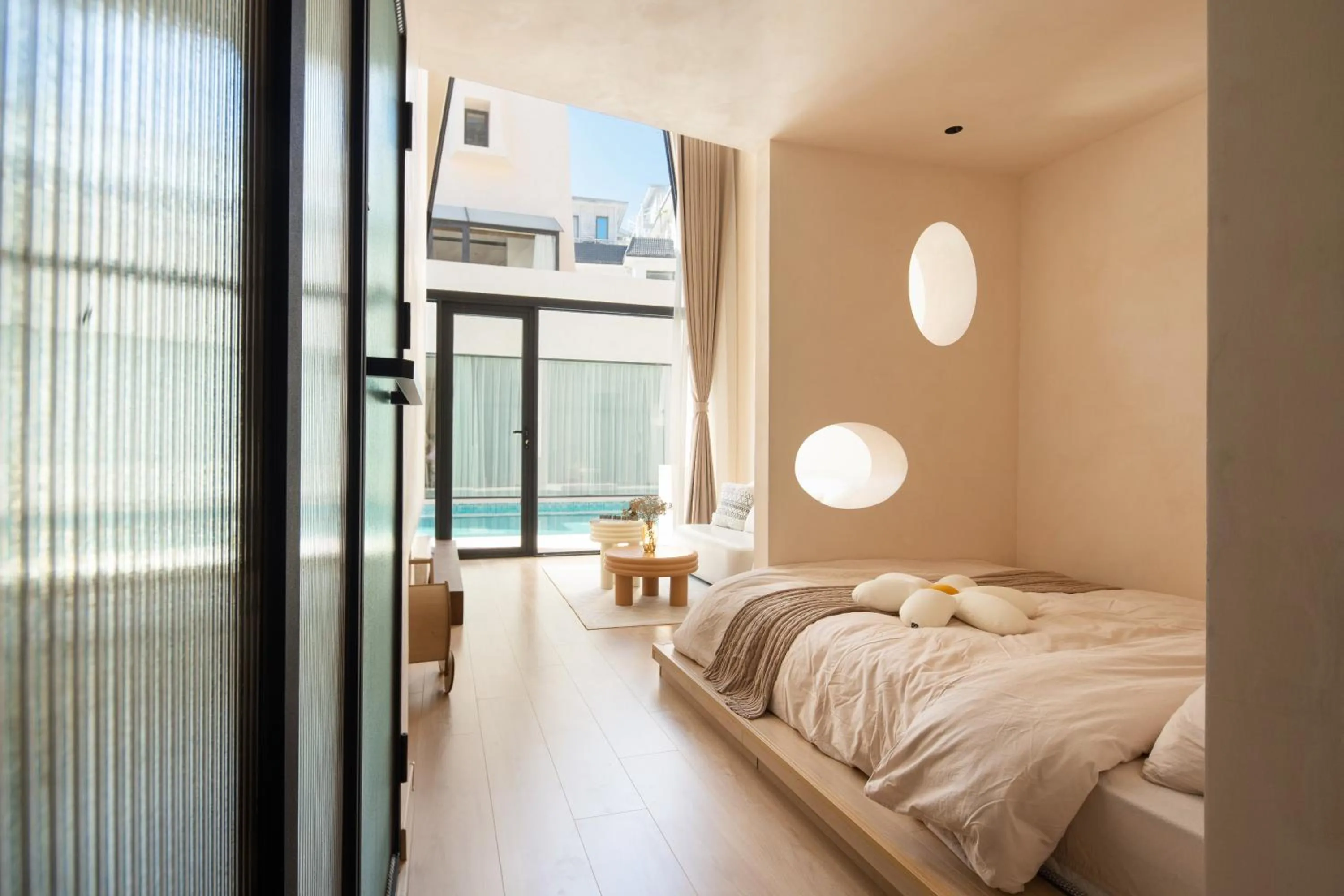 Bed in Xiamen Littoral Villa