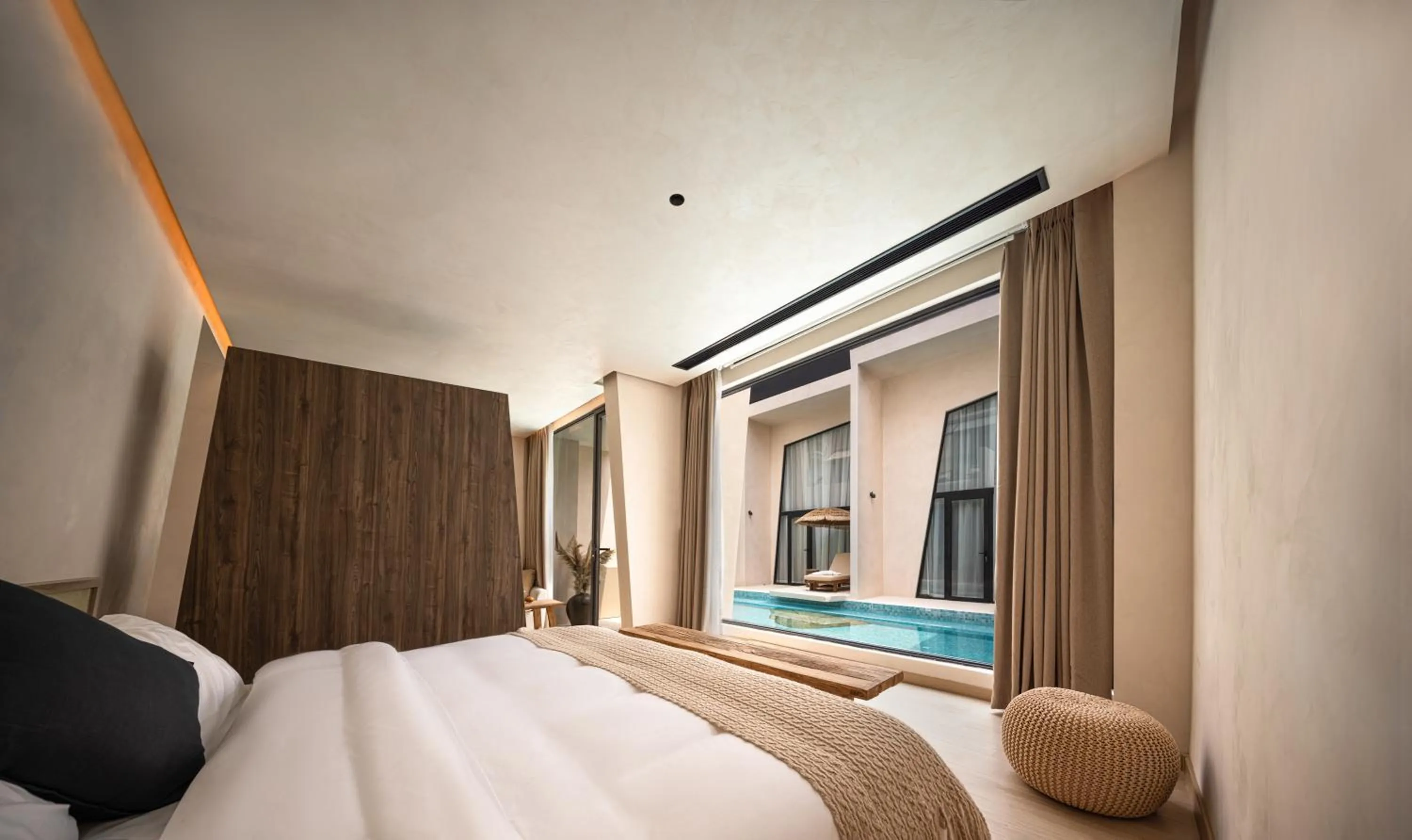 Bed in Xiamen Littoral Villa