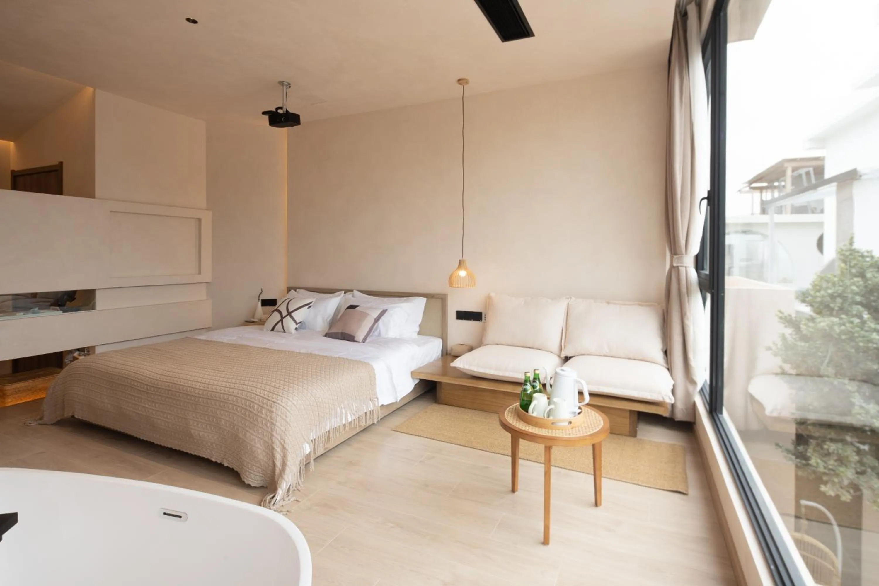 Bed in Xiamen Littoral Villa