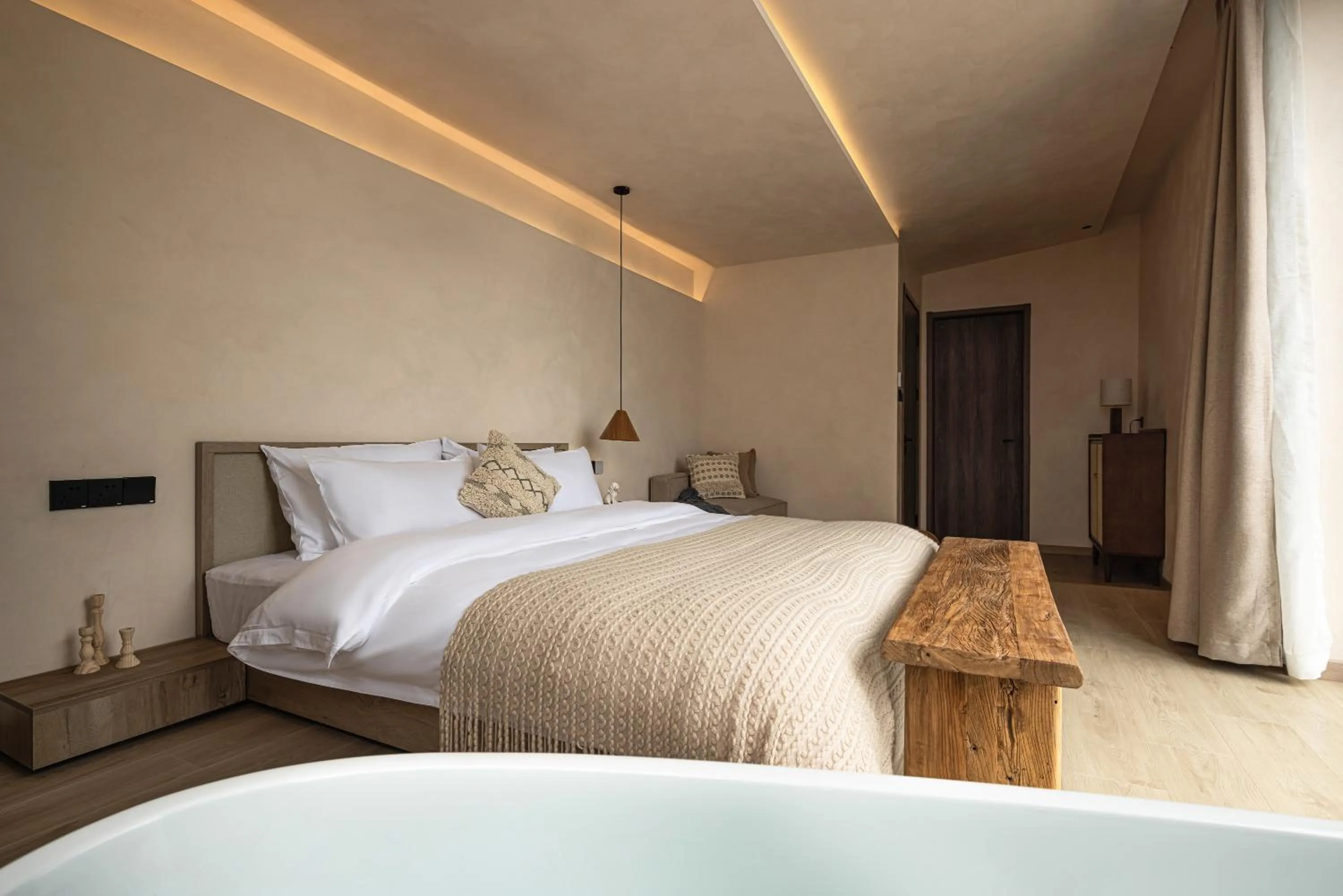 Bed in Xiamen Littoral Villa