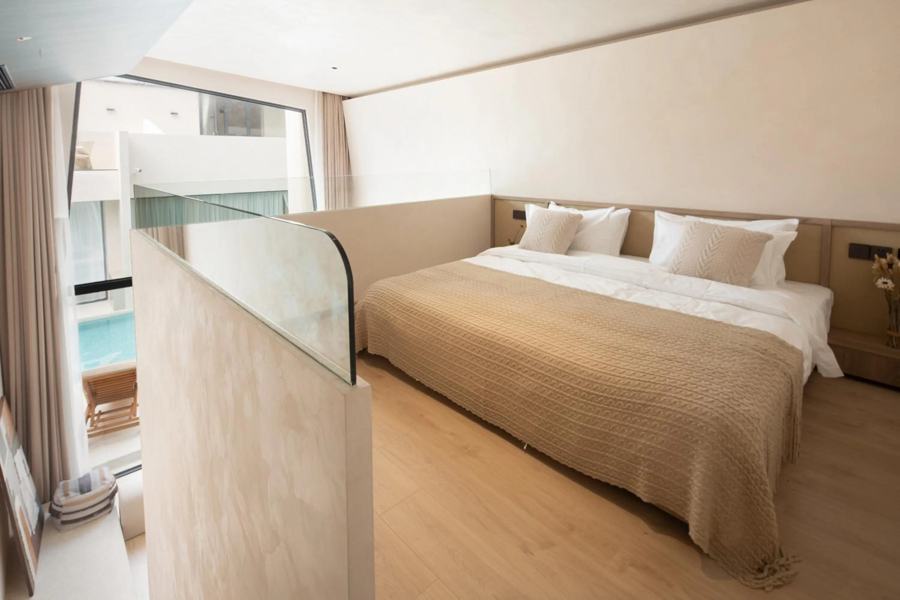 Bed in Xiamen Littoral Villa