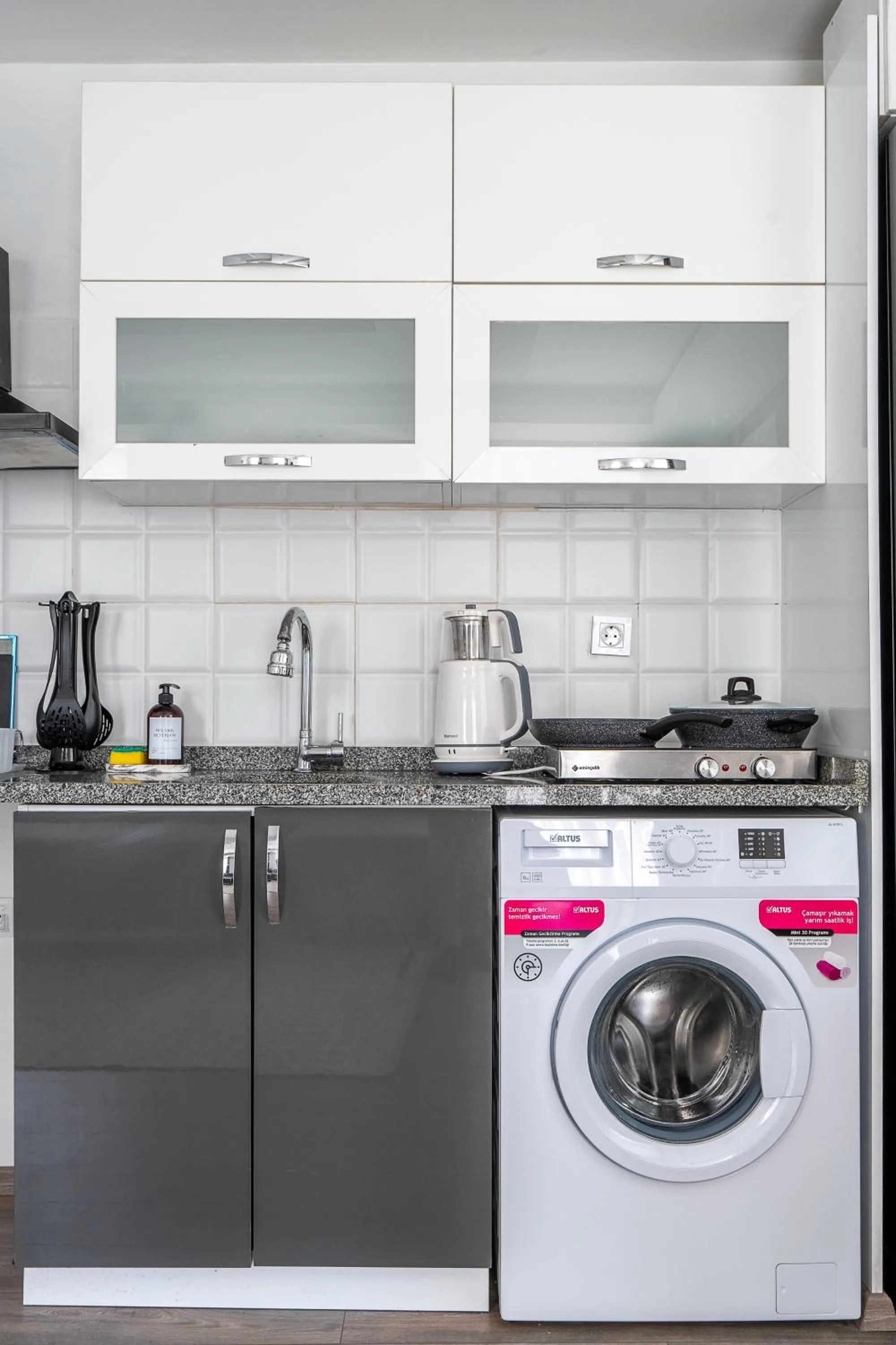 Kitchen or kitchenette in Sorta Hotel