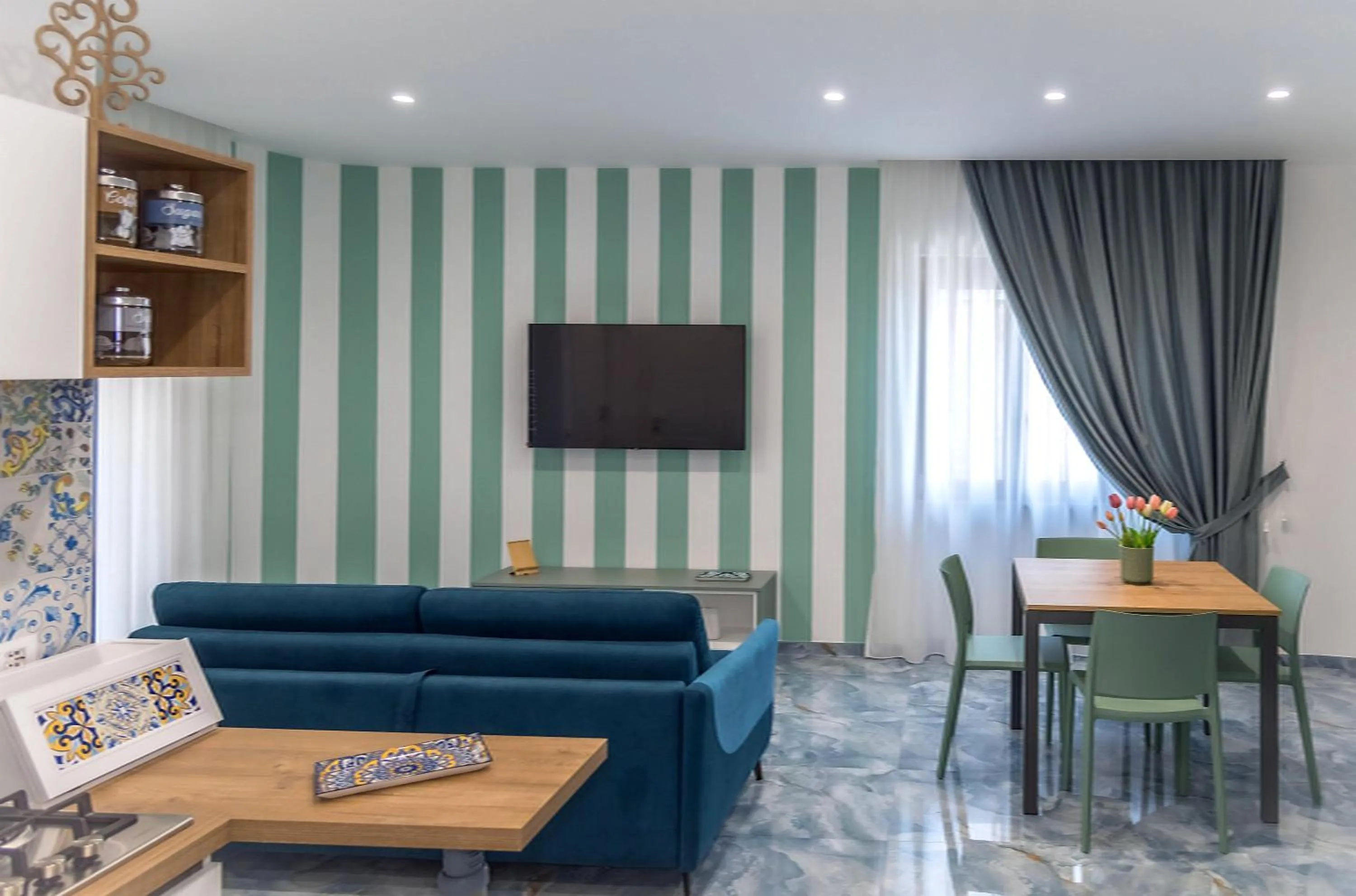 TV and multimedia in Maison Matie B&B Ercolano