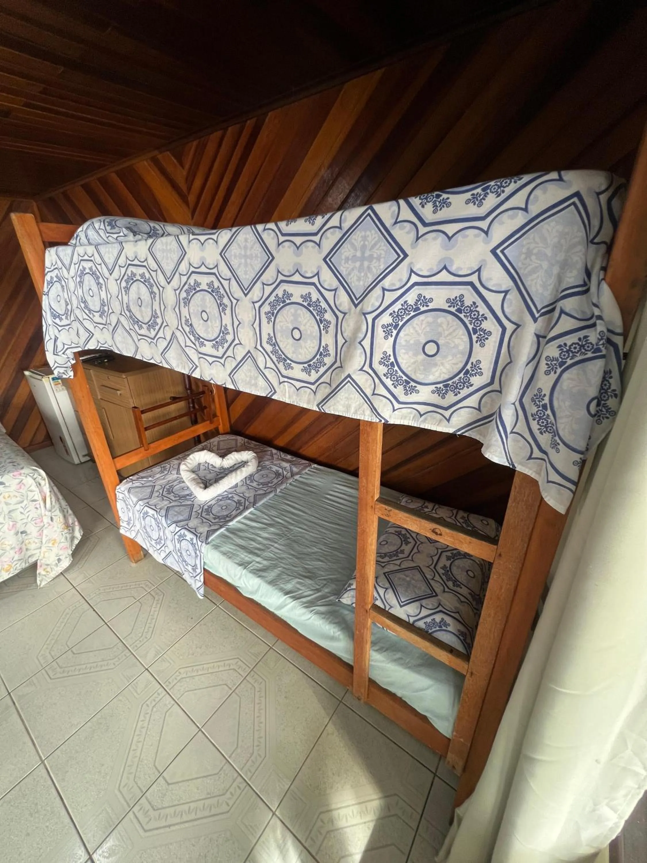 Bed in Pousada Coração da Ilha