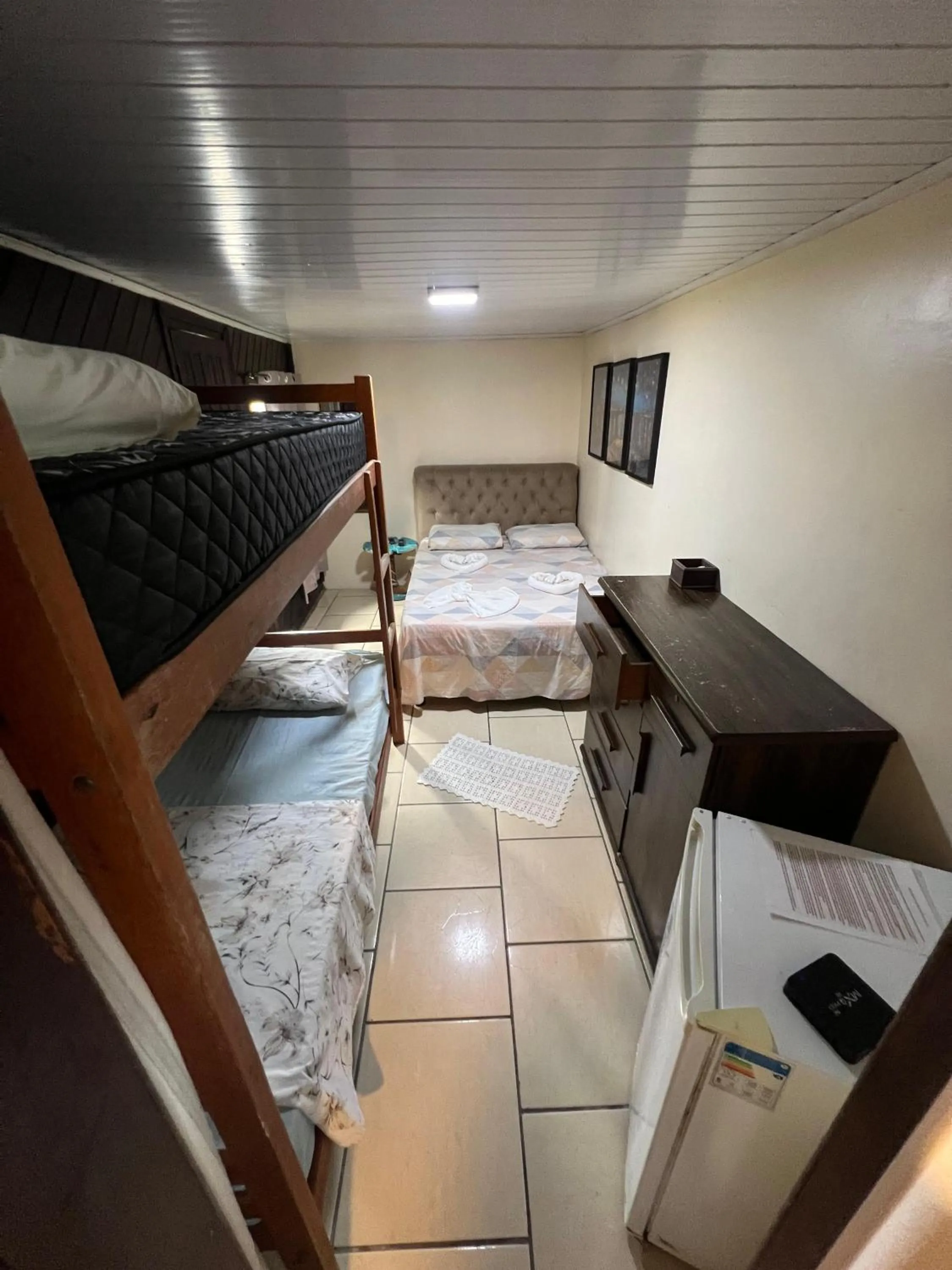 Bed in Pousada Coração da Ilha