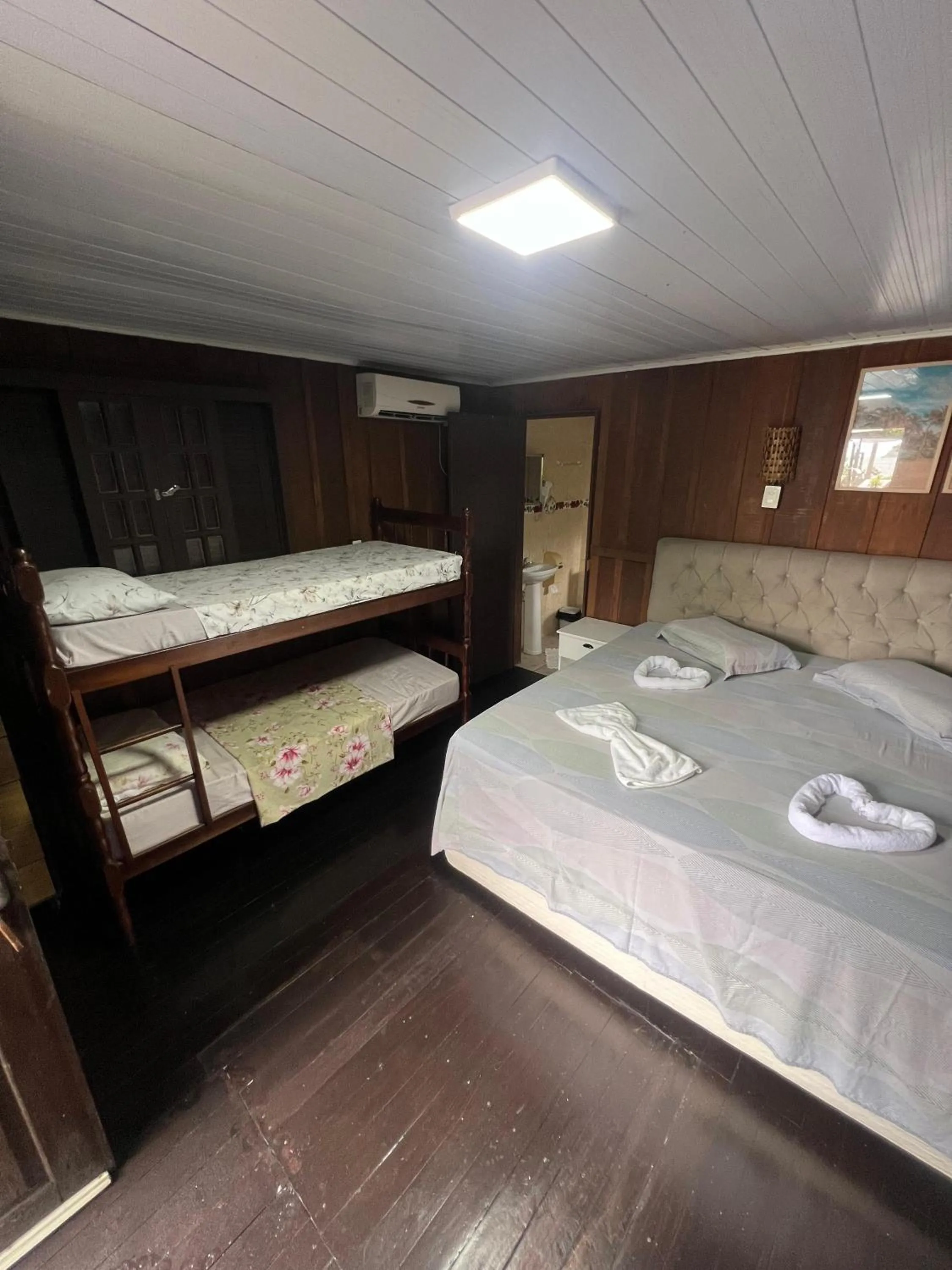 Bed in Pousada Coração da Ilha