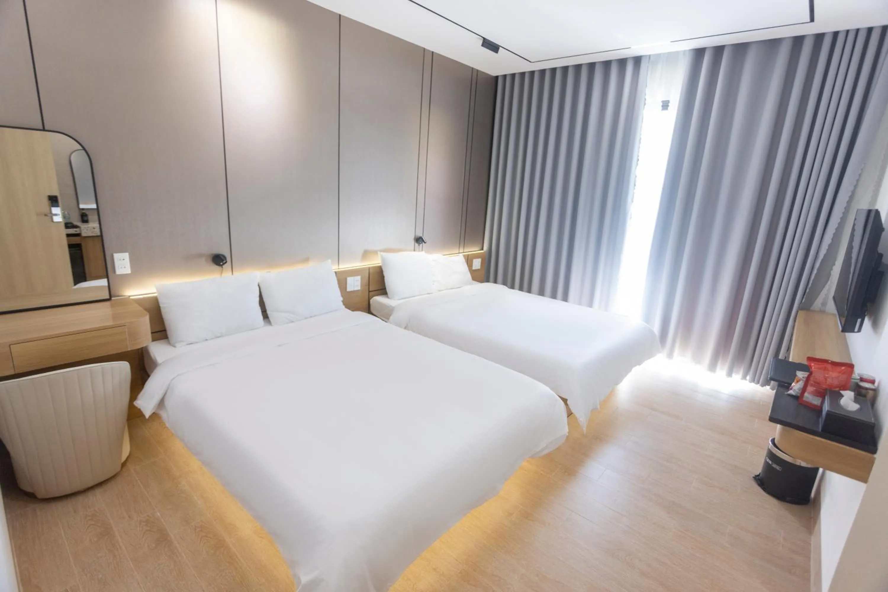 Decorative detail, Bed in C&M Hotel