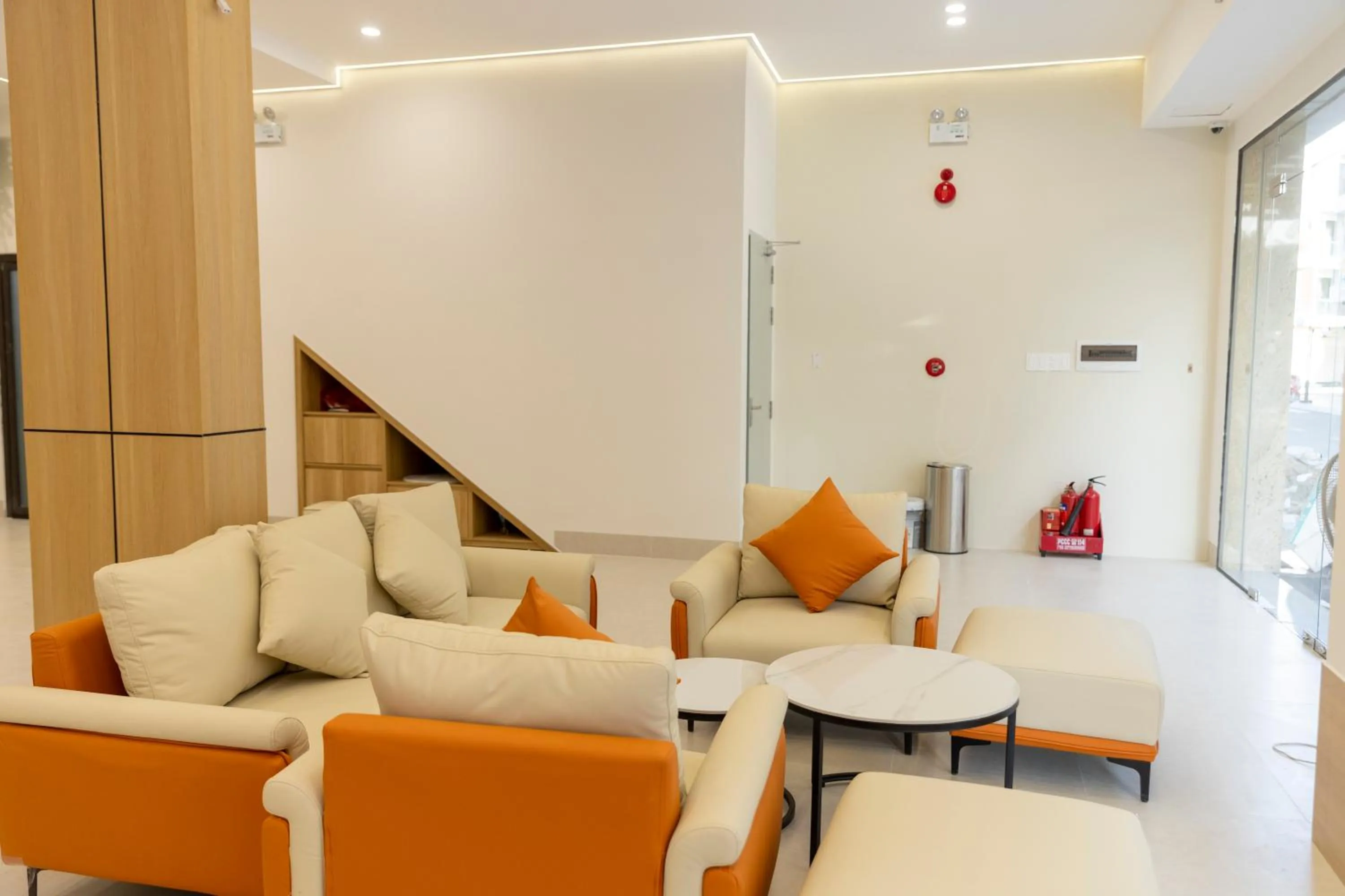 Living room in C&M Hotel