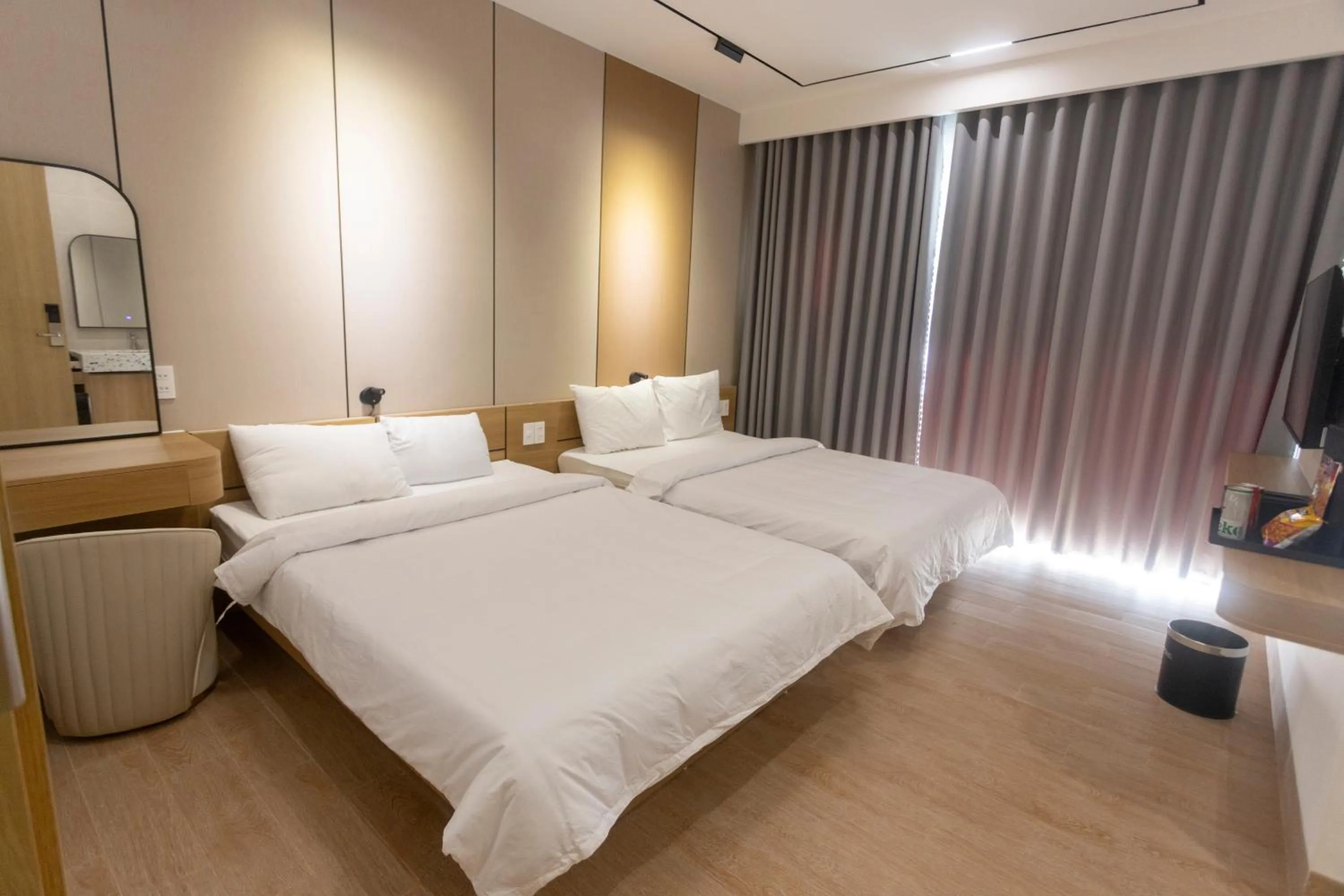 Decorative detail, Bed in C&M Hotel